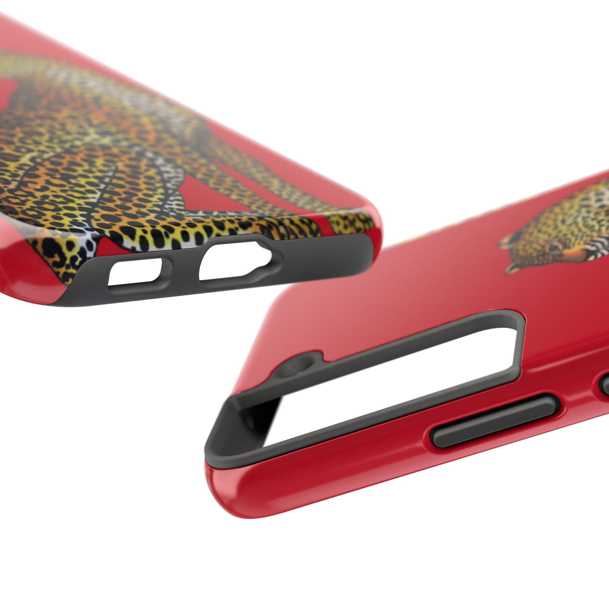 Leopard Phone Case - Red - Image 91