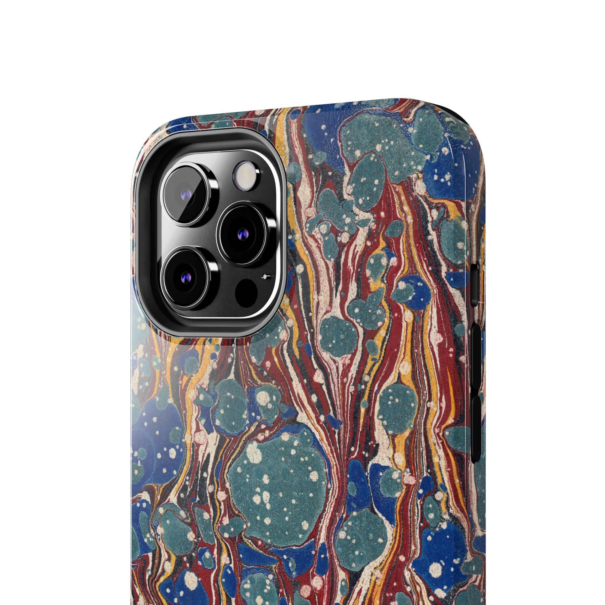 Marbled Phone Case - Dusty Blue & Rust - Image 28