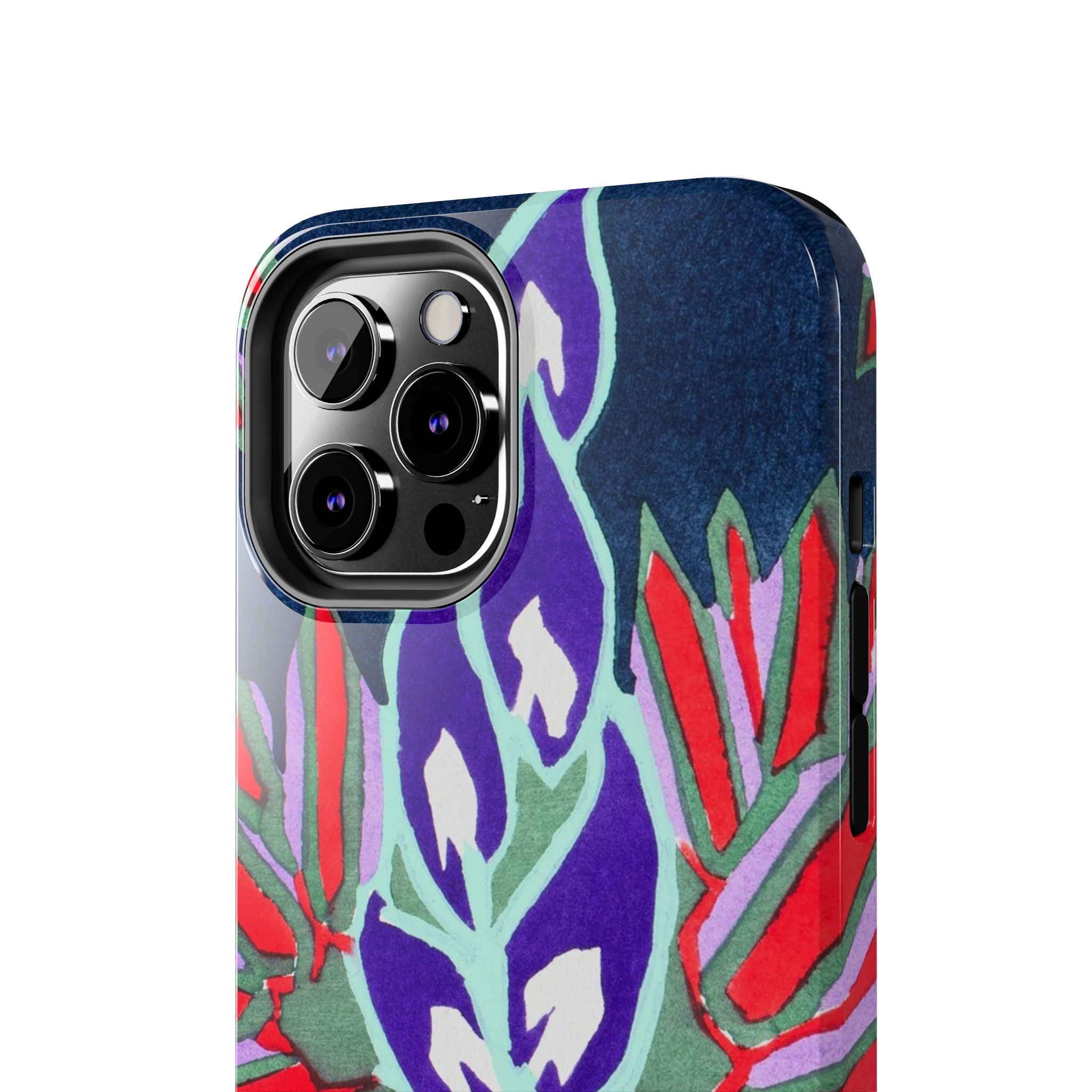 Red & Pink Abstract Phone Case - Image 28