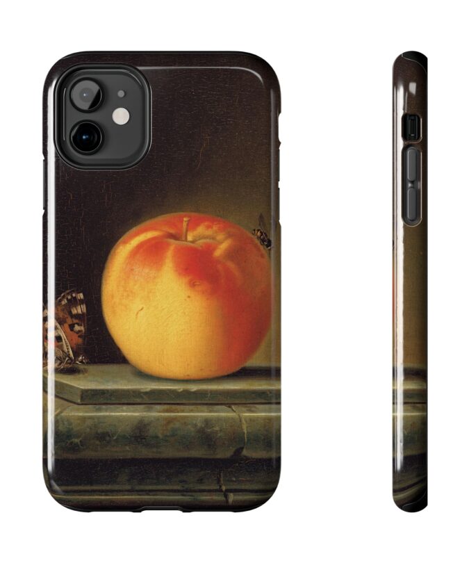 Peach & Butterfly Still Life Phone Case