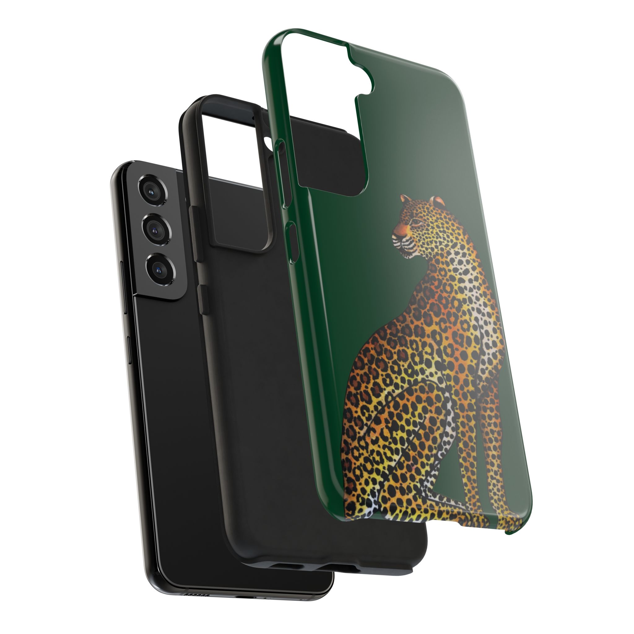 Leopard Phone Case - Racing Green - Image 80