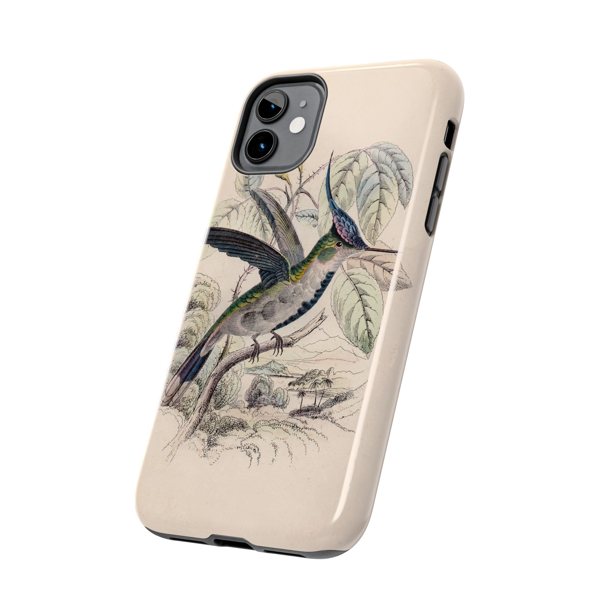 Loddiges Hummingbird Phone Case - Image 3