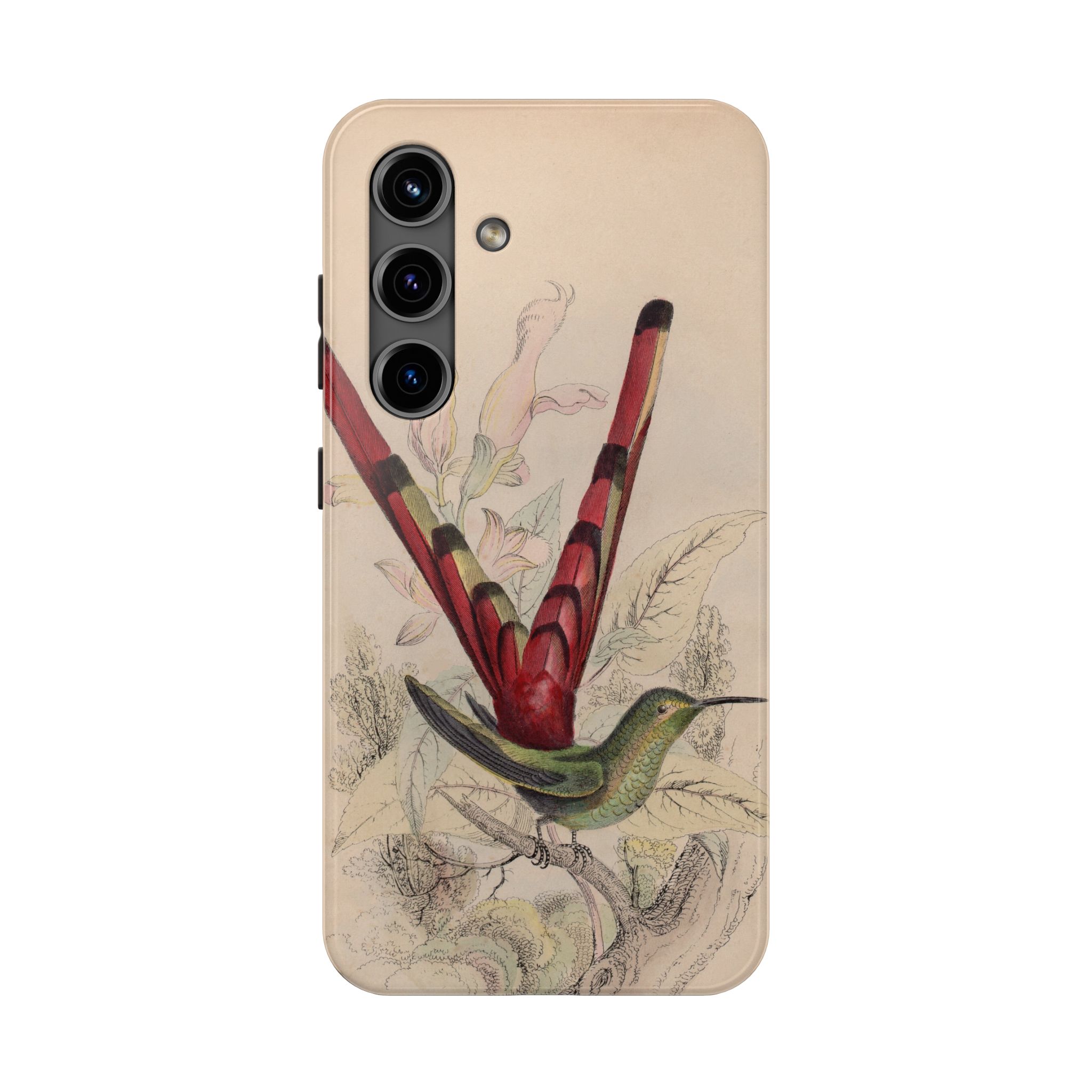 Red Tailed Hummingbird Phone Case - Image 71
