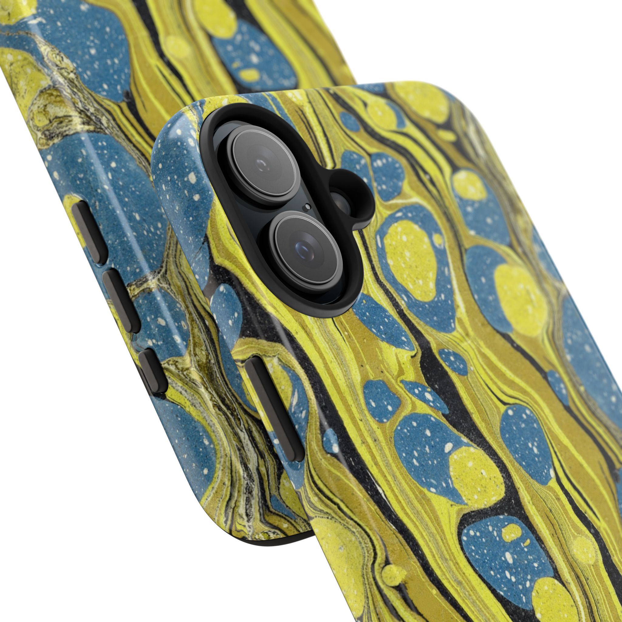 Marbled Phone Case - Citrine and Blue - Image 79