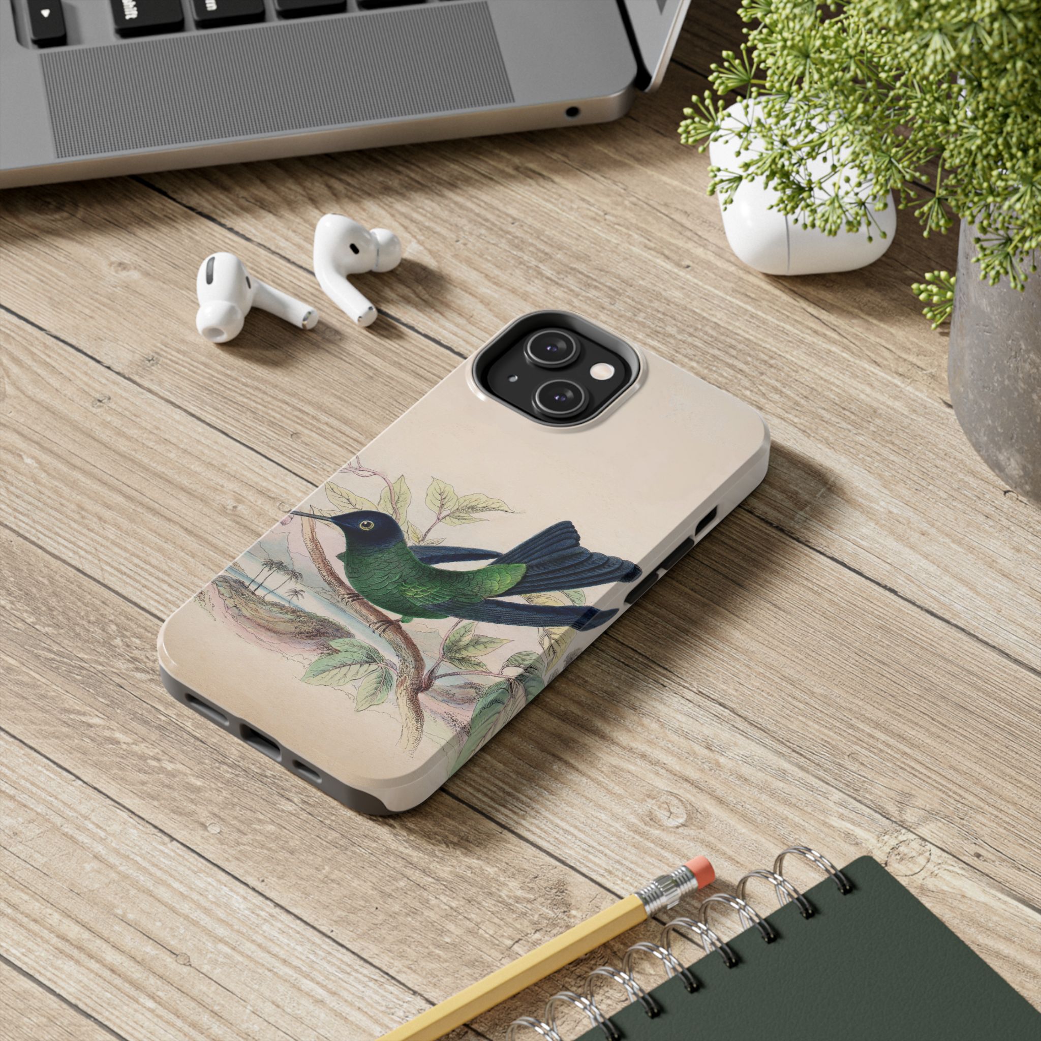 Wagler’s Hummingbird Phone Case - Image 46