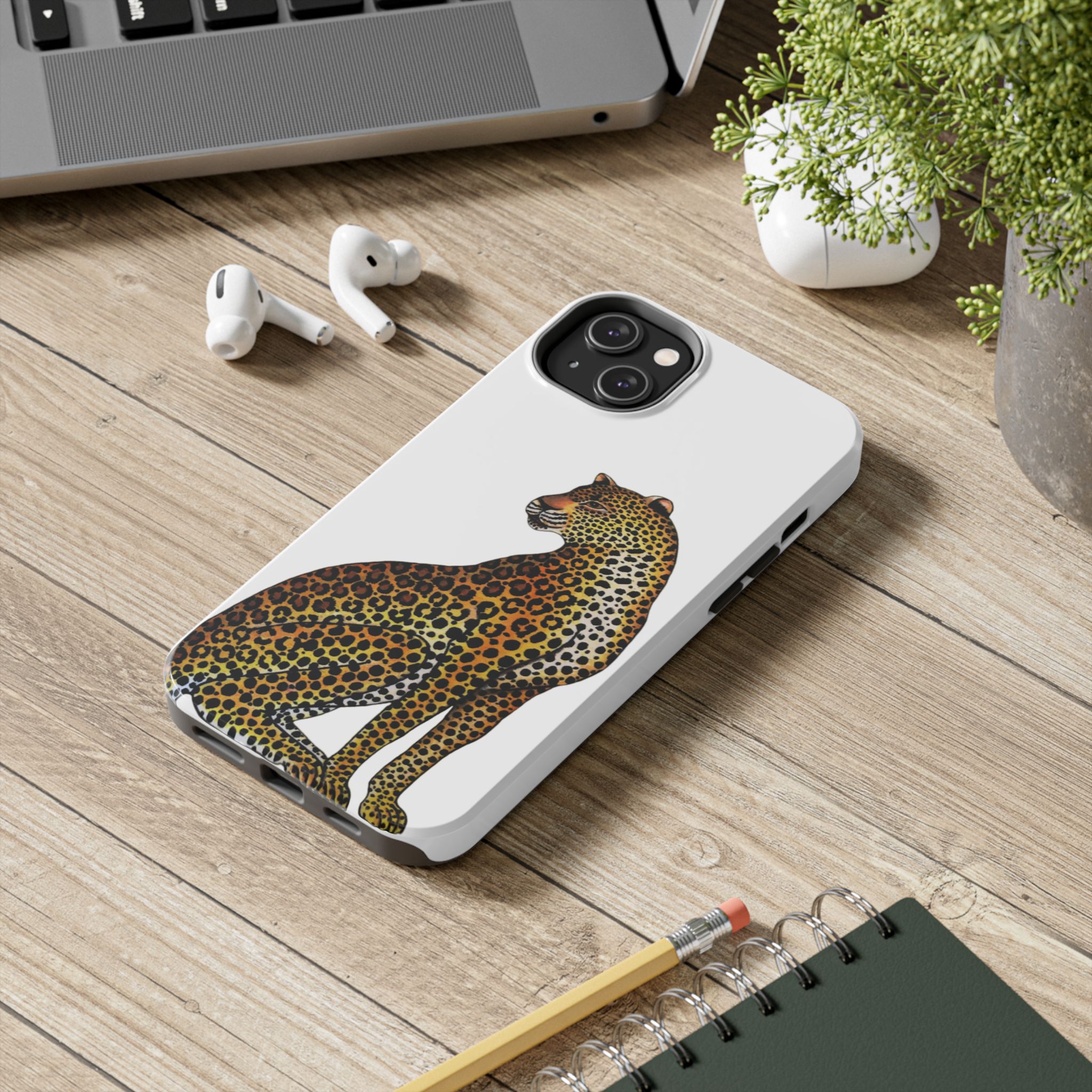 Leopard Phone Case - White - Image 52
