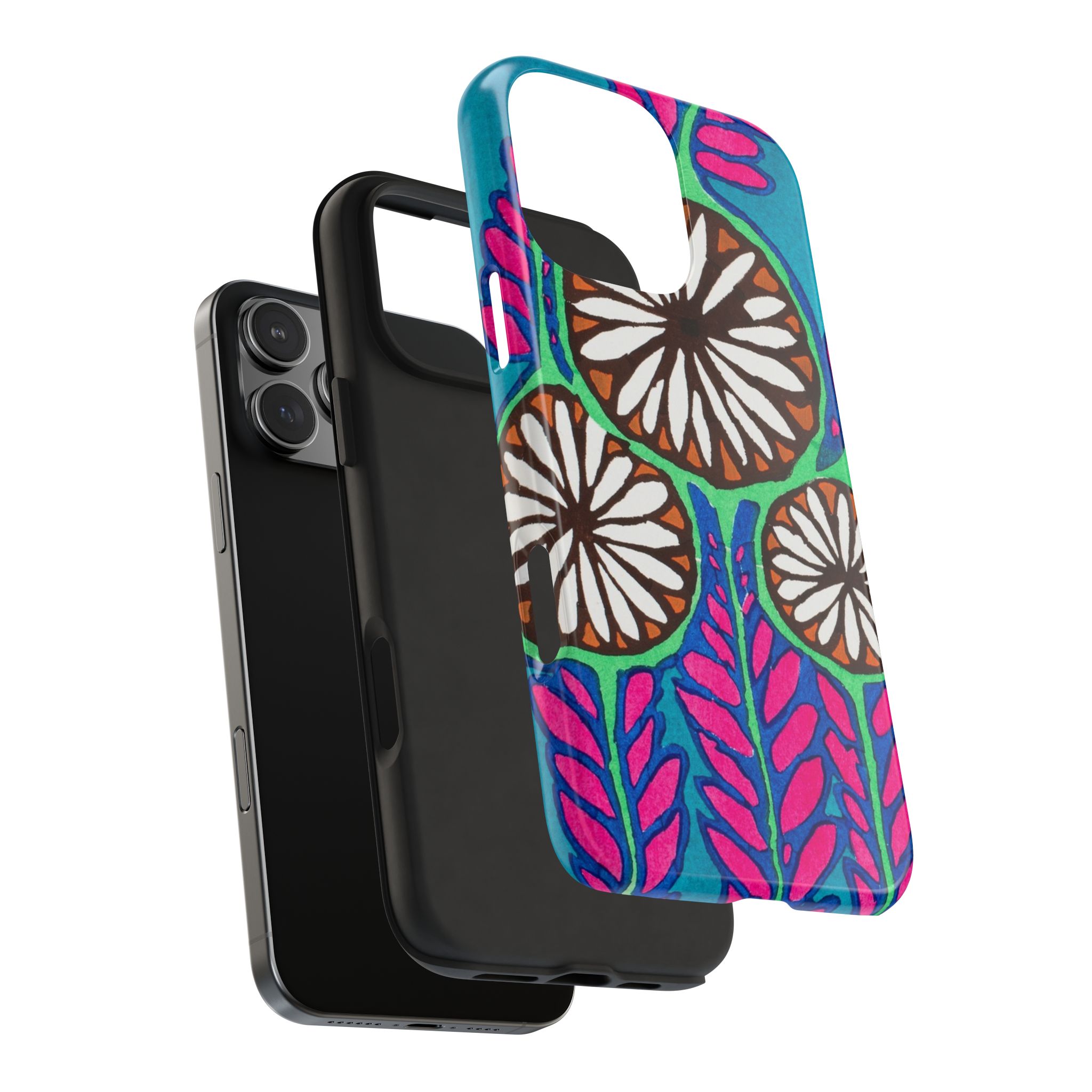 3 Abstract Flowers Phone Case - Image 74