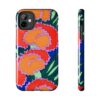 Orange & Red Floral Abstract Phone Case