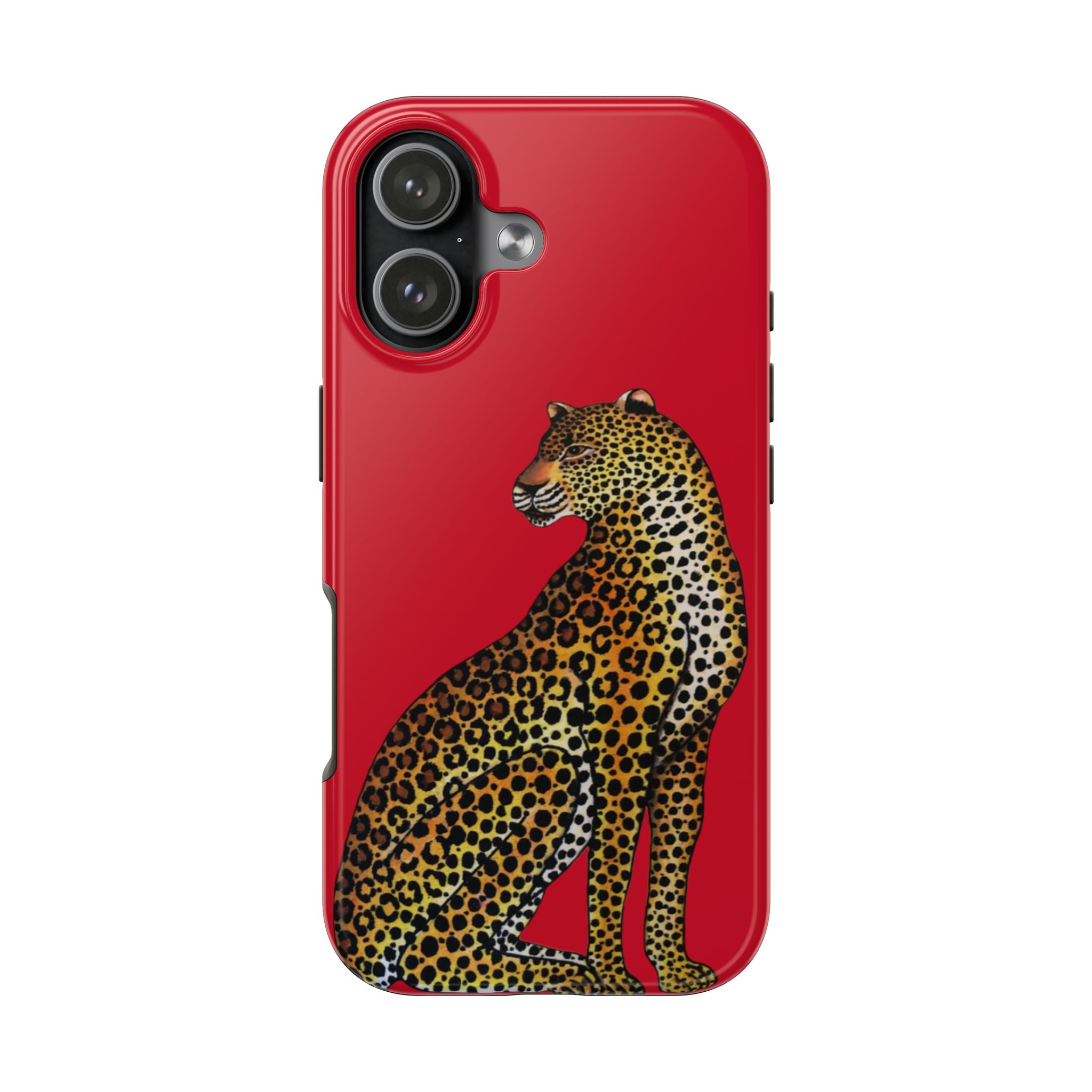Leopard Phone Case - Red - Image 97