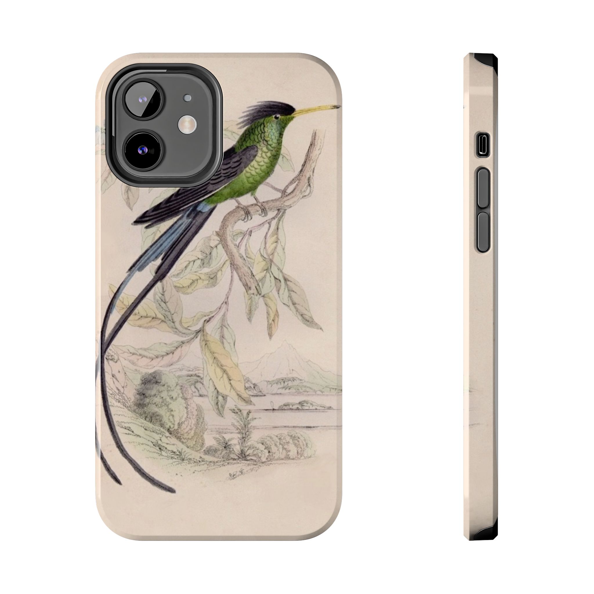 Black Capped Hummingbird Phone Case - Image 13