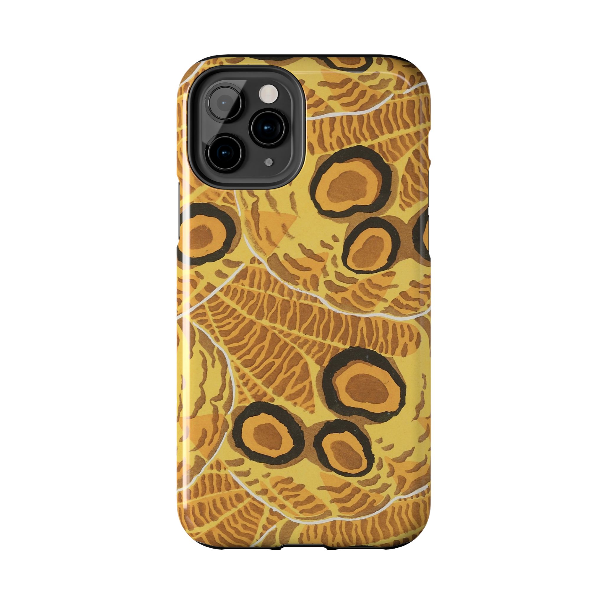 Abstract Spider Web Phone Case - Brown - Image 6