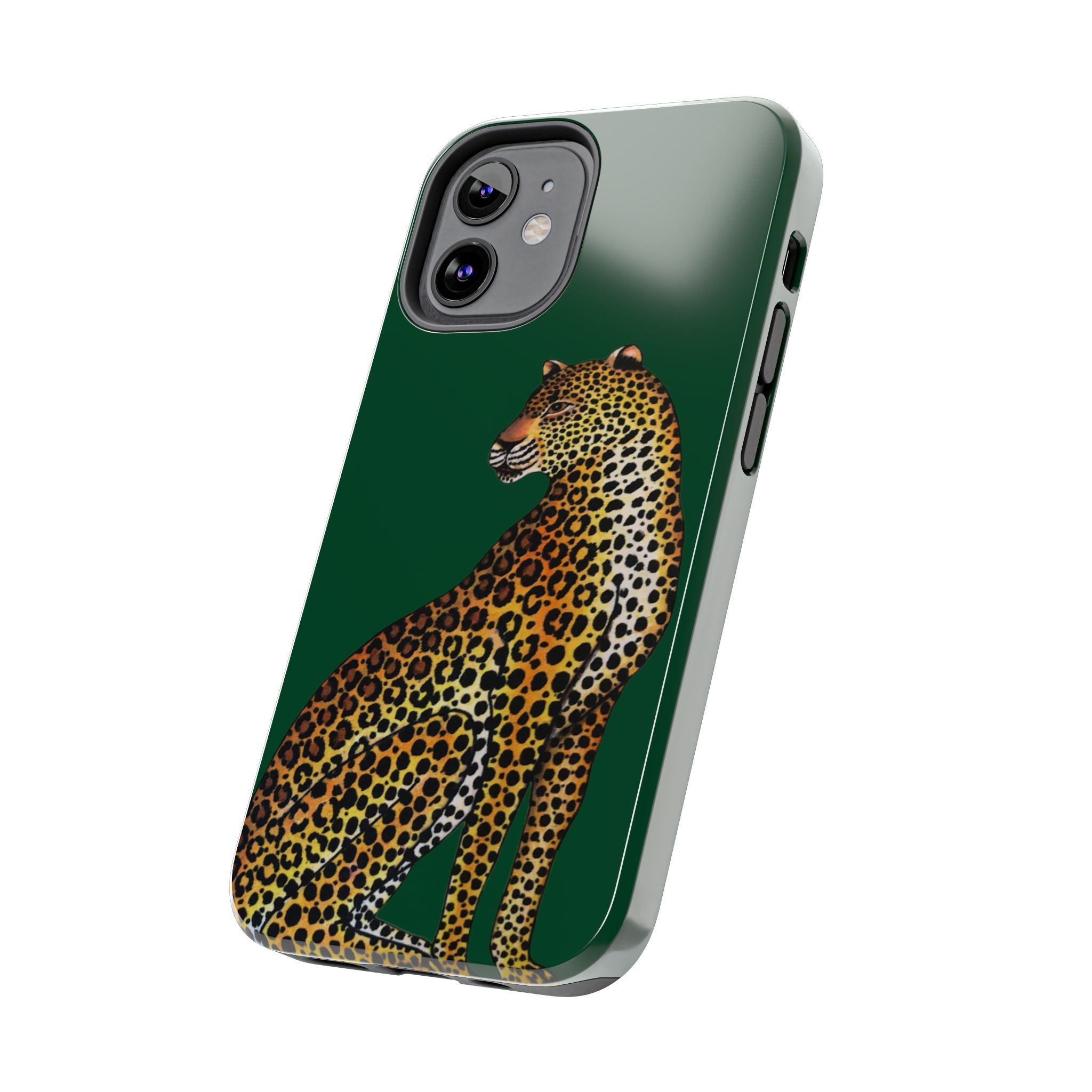 Leopard Phone Case - Racing Green - Image 19