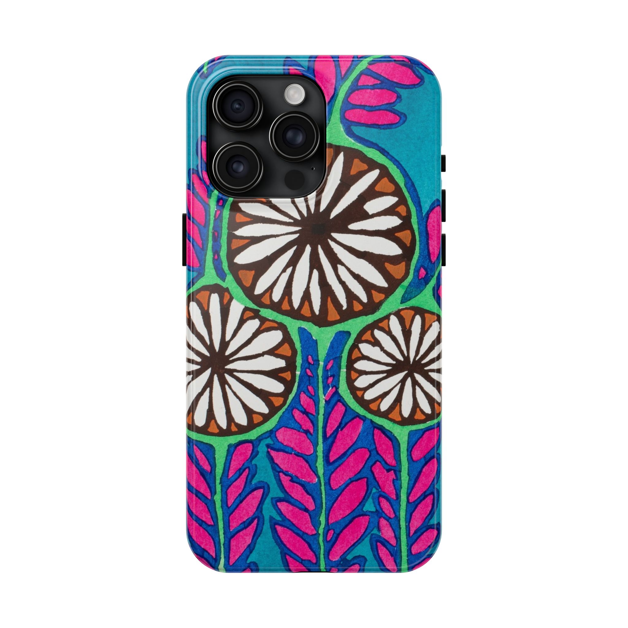 3 Abstract Flowers Phone Case - Image 65