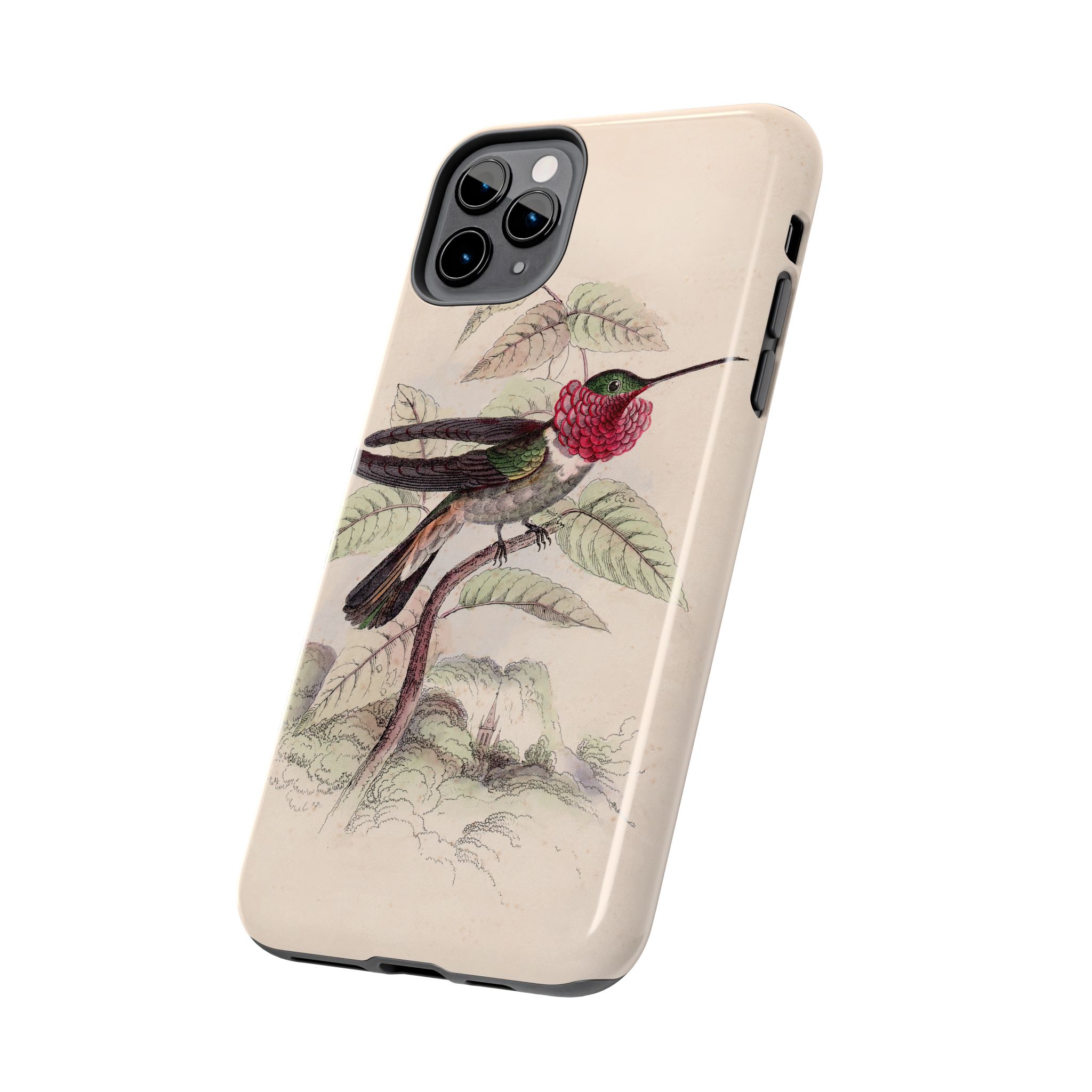 Tri-Colored Hummingbird Phone Case - Image 11