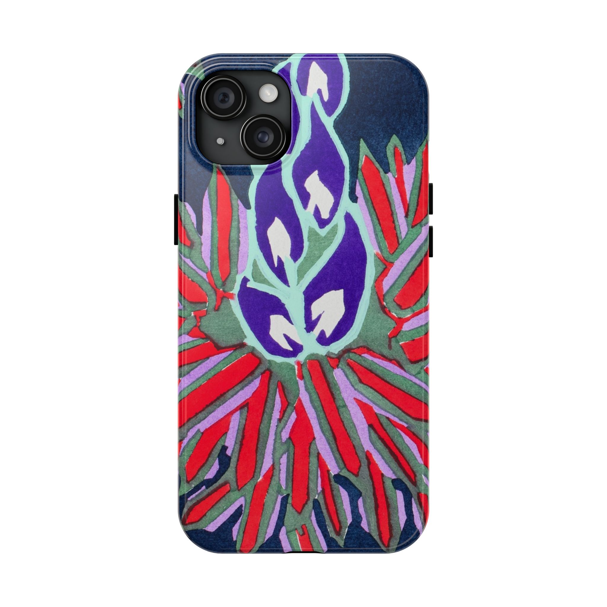 Red & Pink Abstract Phone Case - Image 61