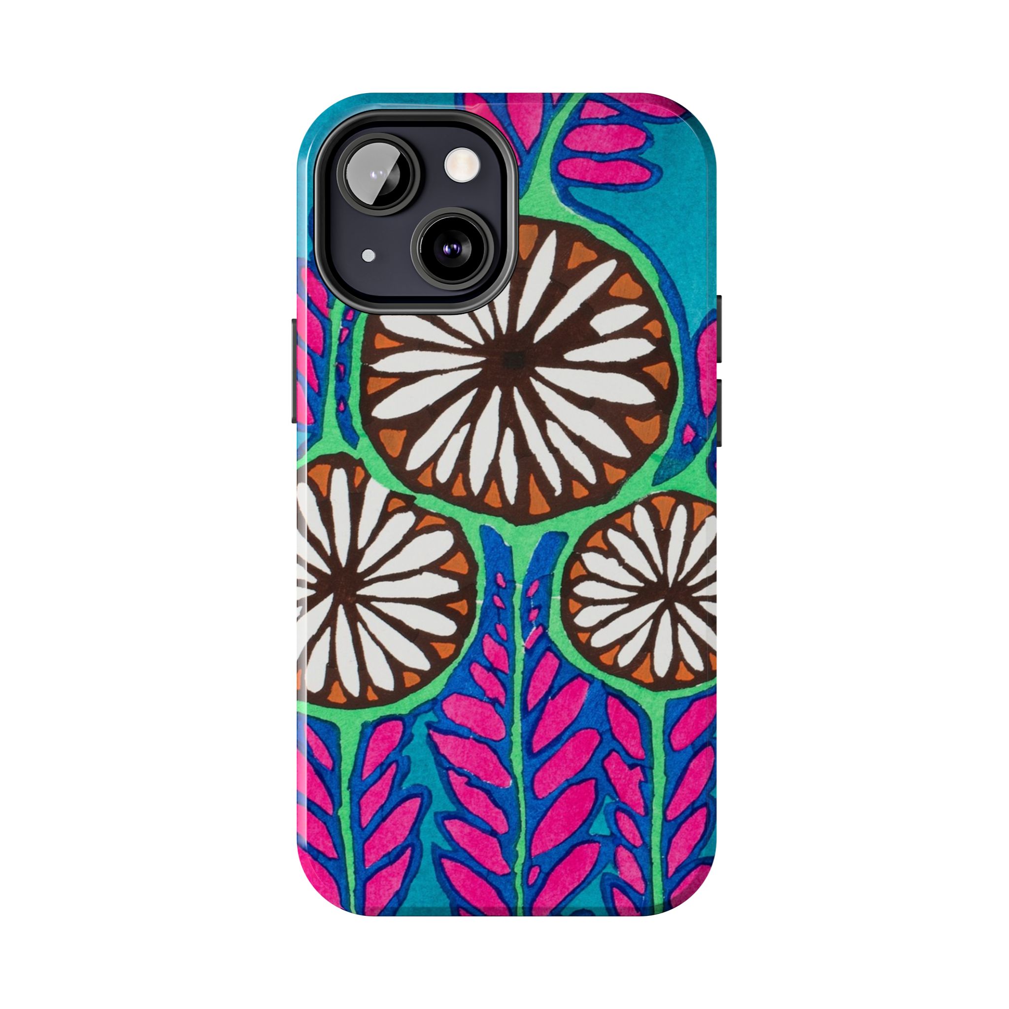 3 Abstract Flowers Phone Case - Image 34