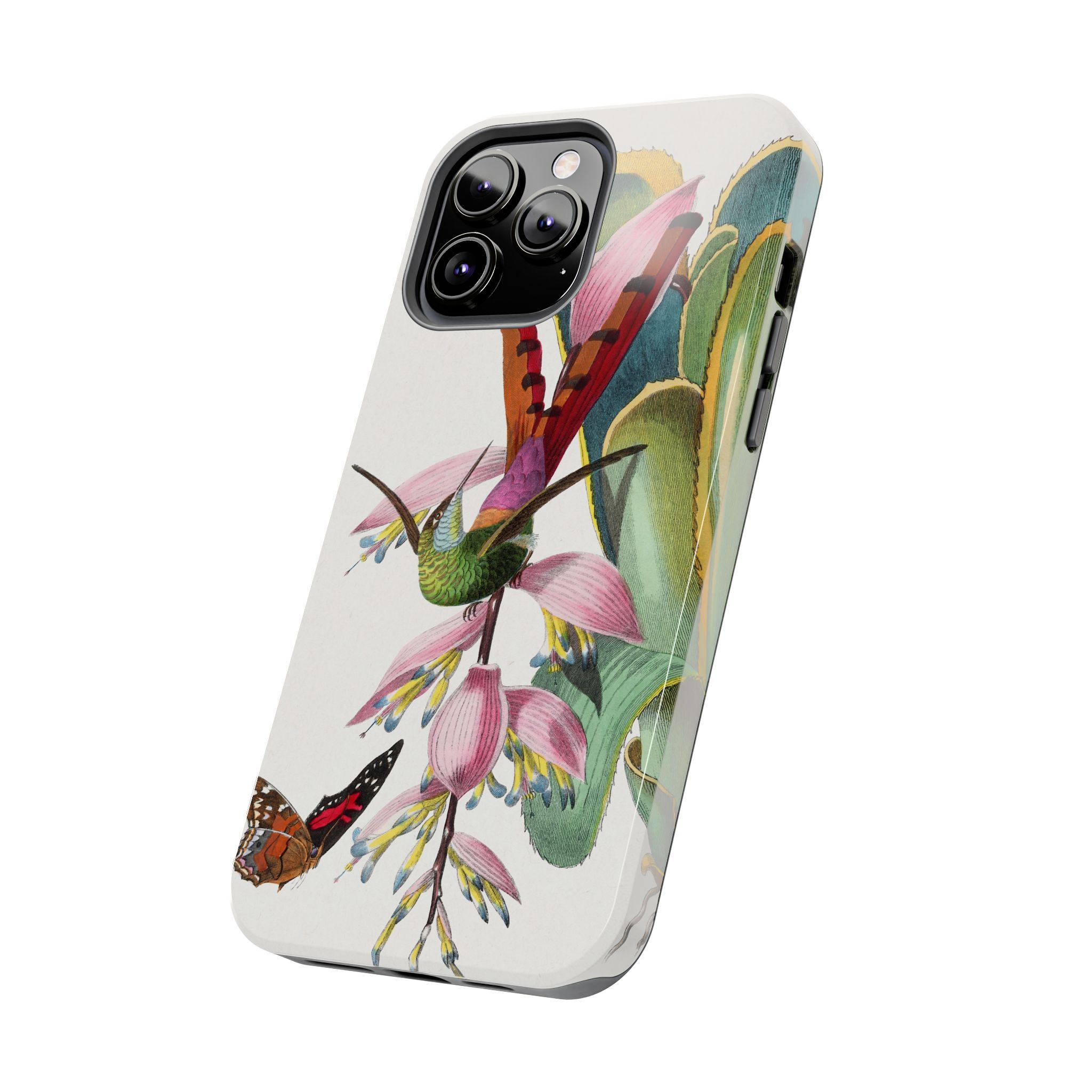 Hummingbird and Butterfly Phone Case - Image 43