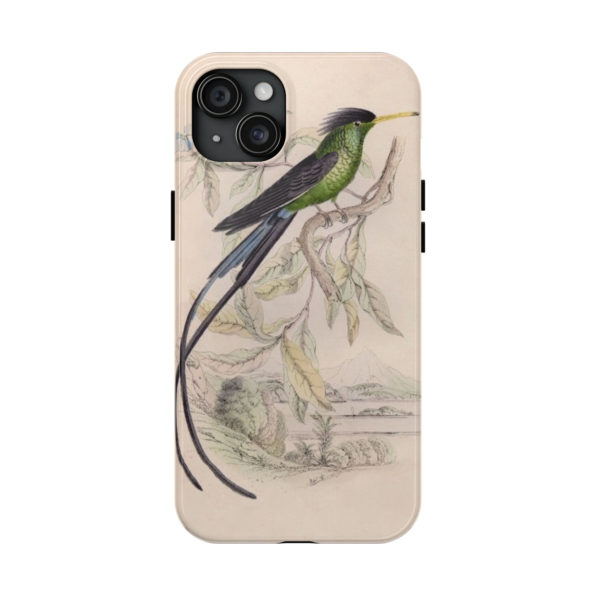 Black Capped Hummingbird Phone Case - Image 49