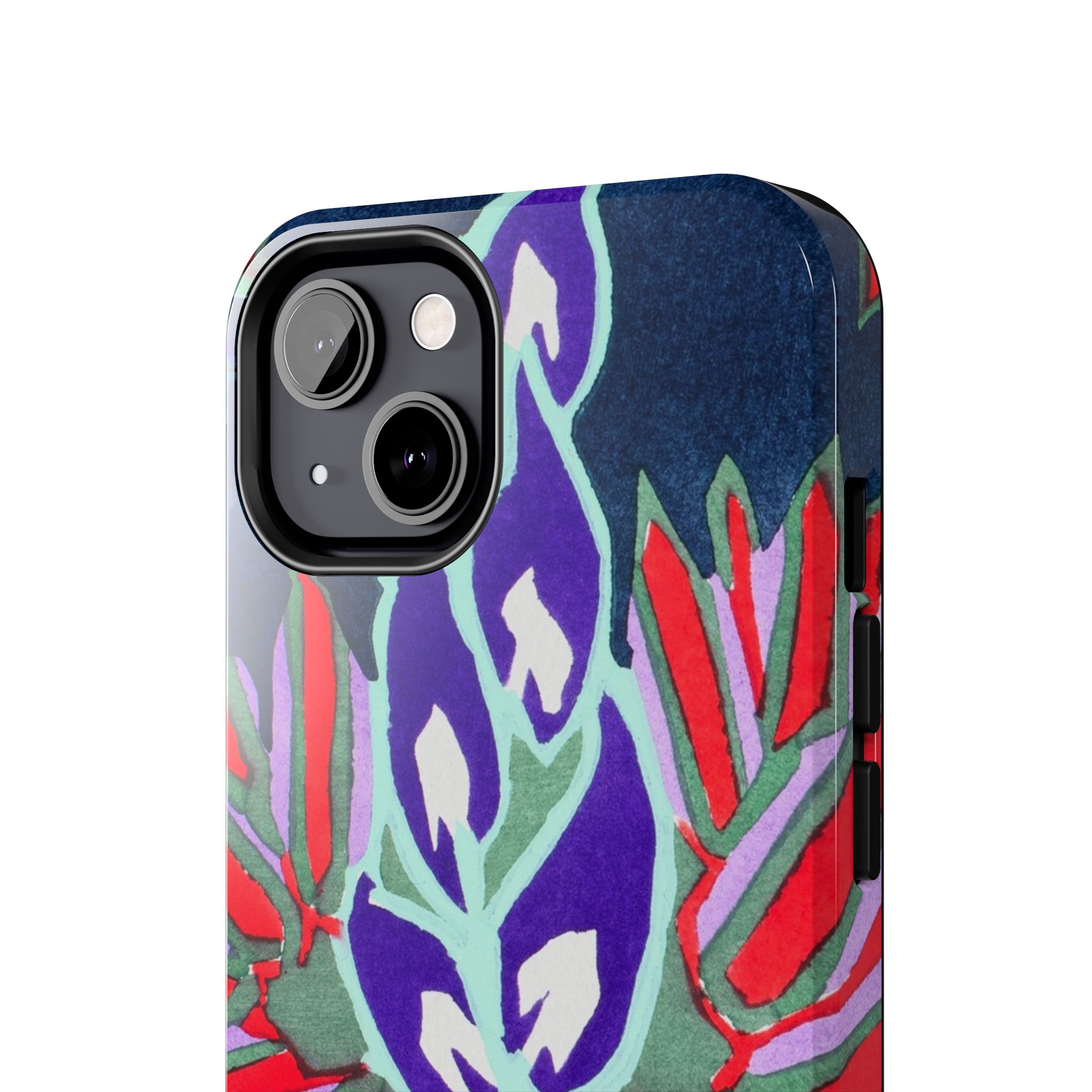 Red & Pink Abstract Phone Case - Image 32