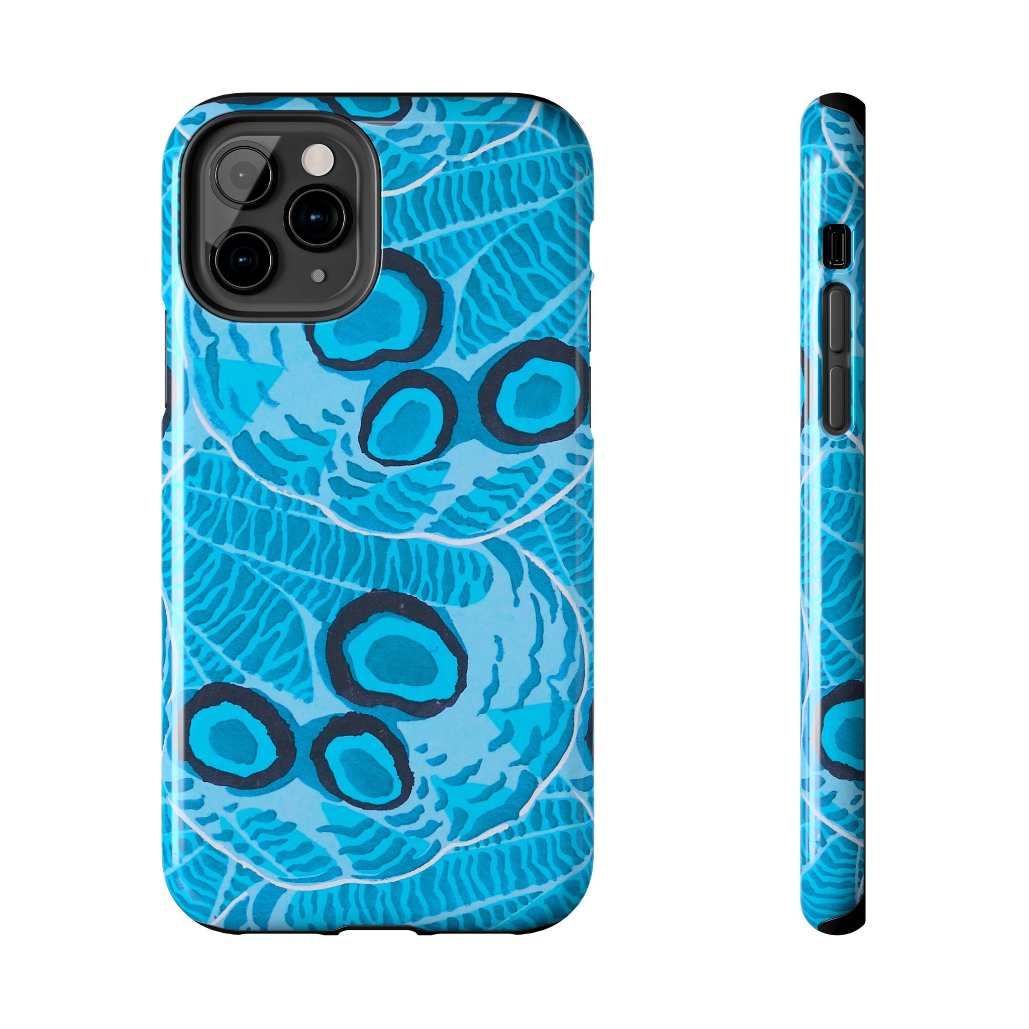 Abstract Spider Web Phone Case - Blue - Image 5