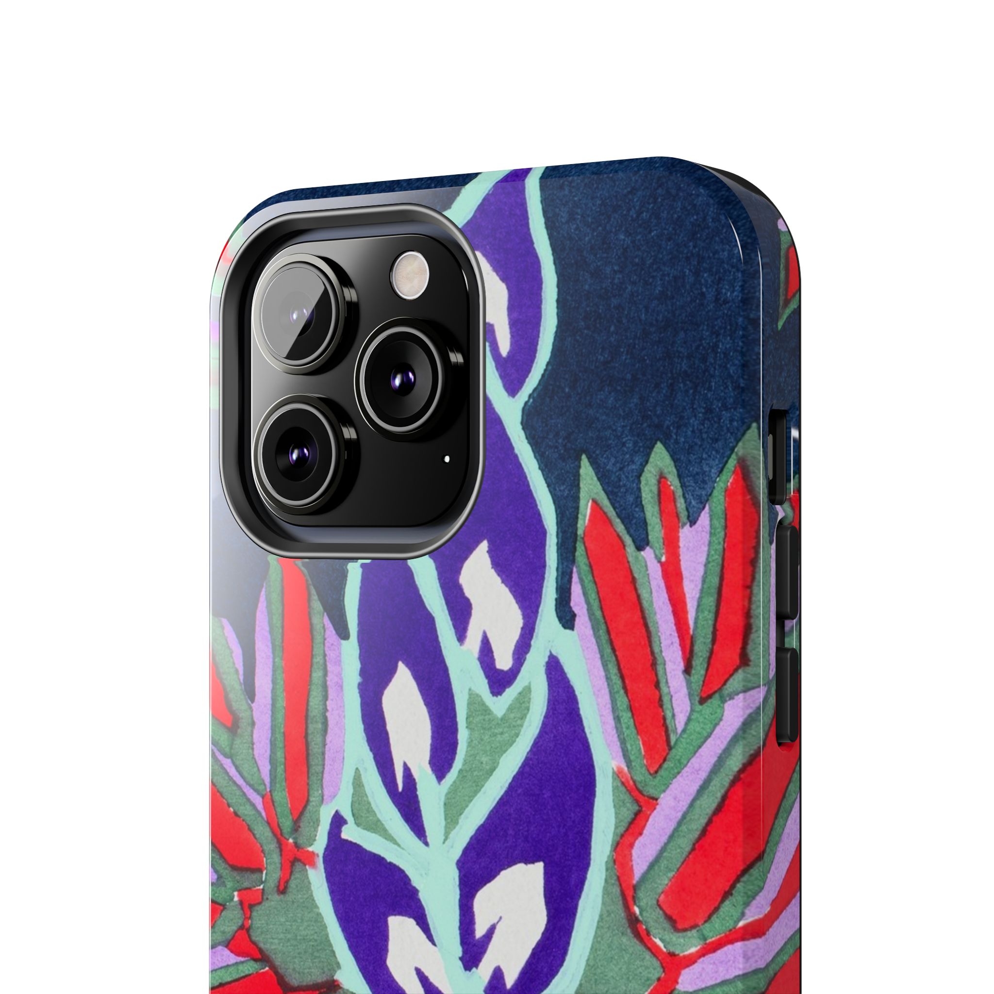 Red & Pink Abstract Phone Case - Image 44