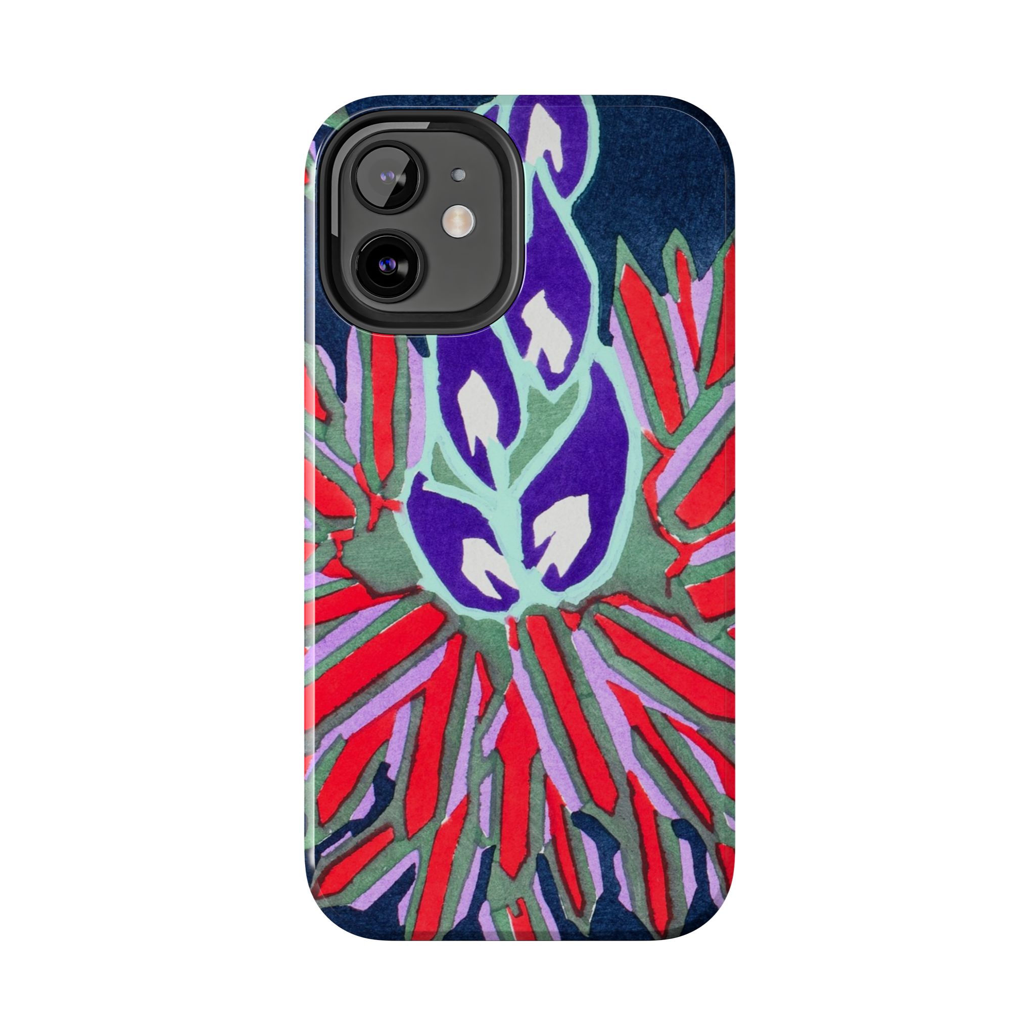 Red & Pink Abstract Phone Case - Image 18
