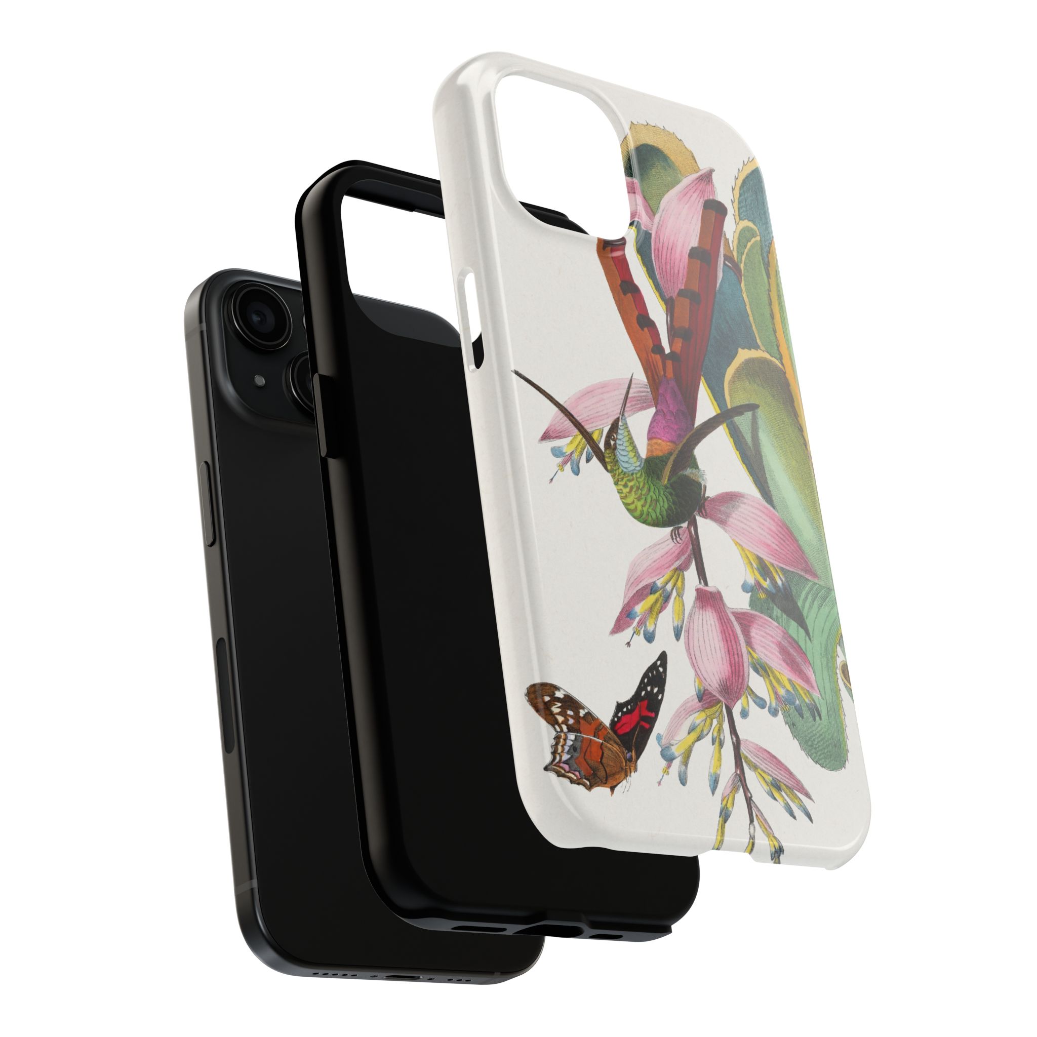 Hummingbird and Butterfly Phone Case - Image 56