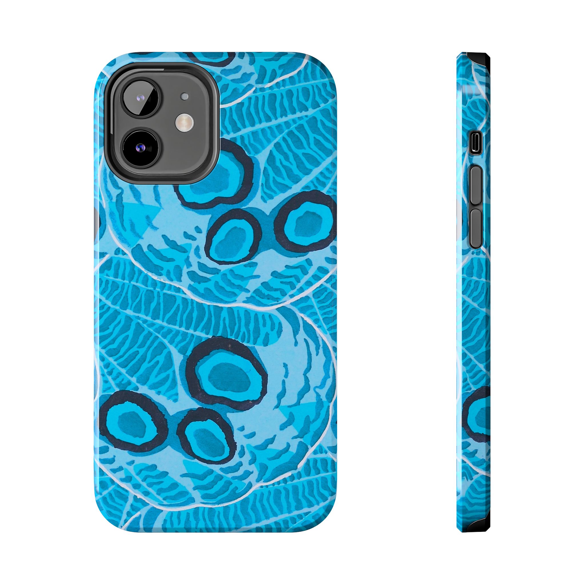 Abstract Spider Web Phone Case - Blue - Image 13