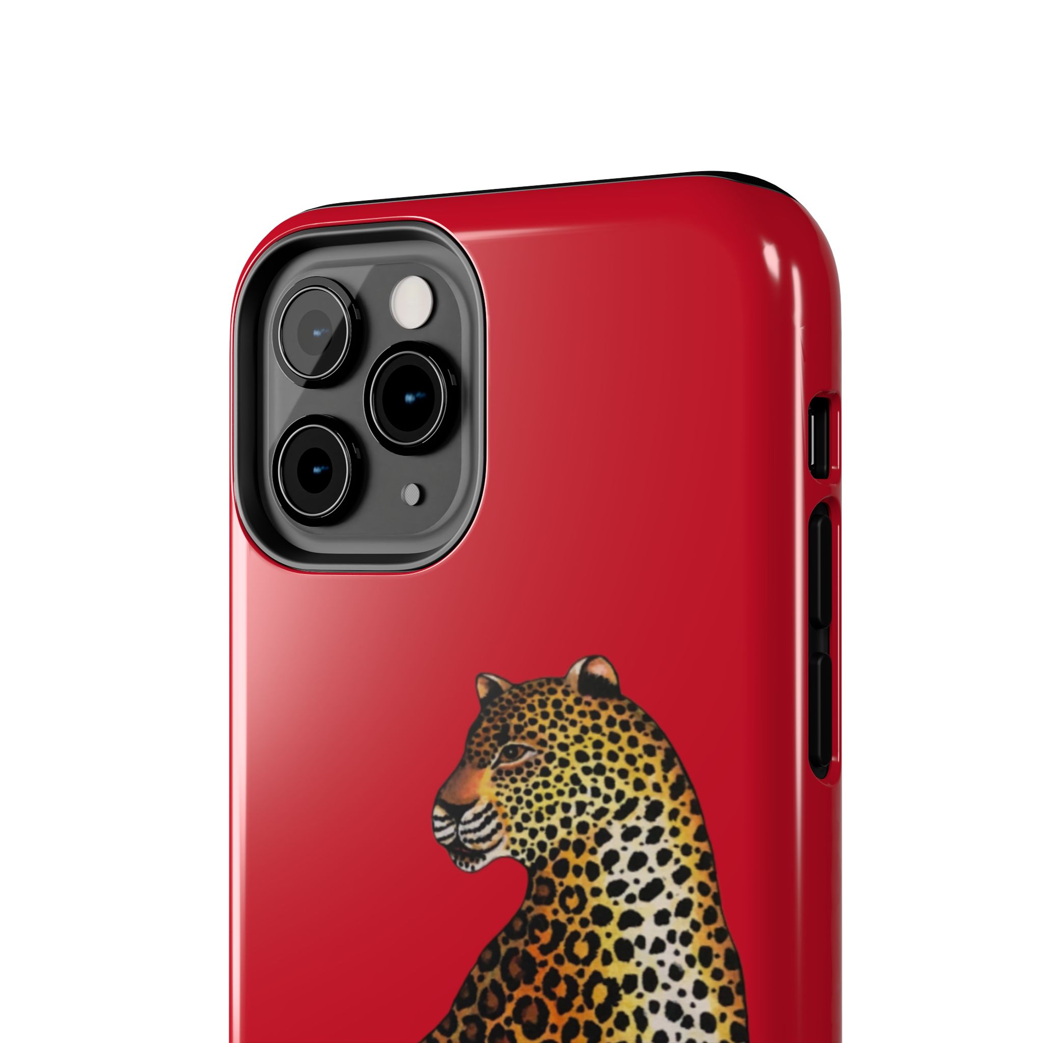 Leopard Phone Case - Red - Image 8
