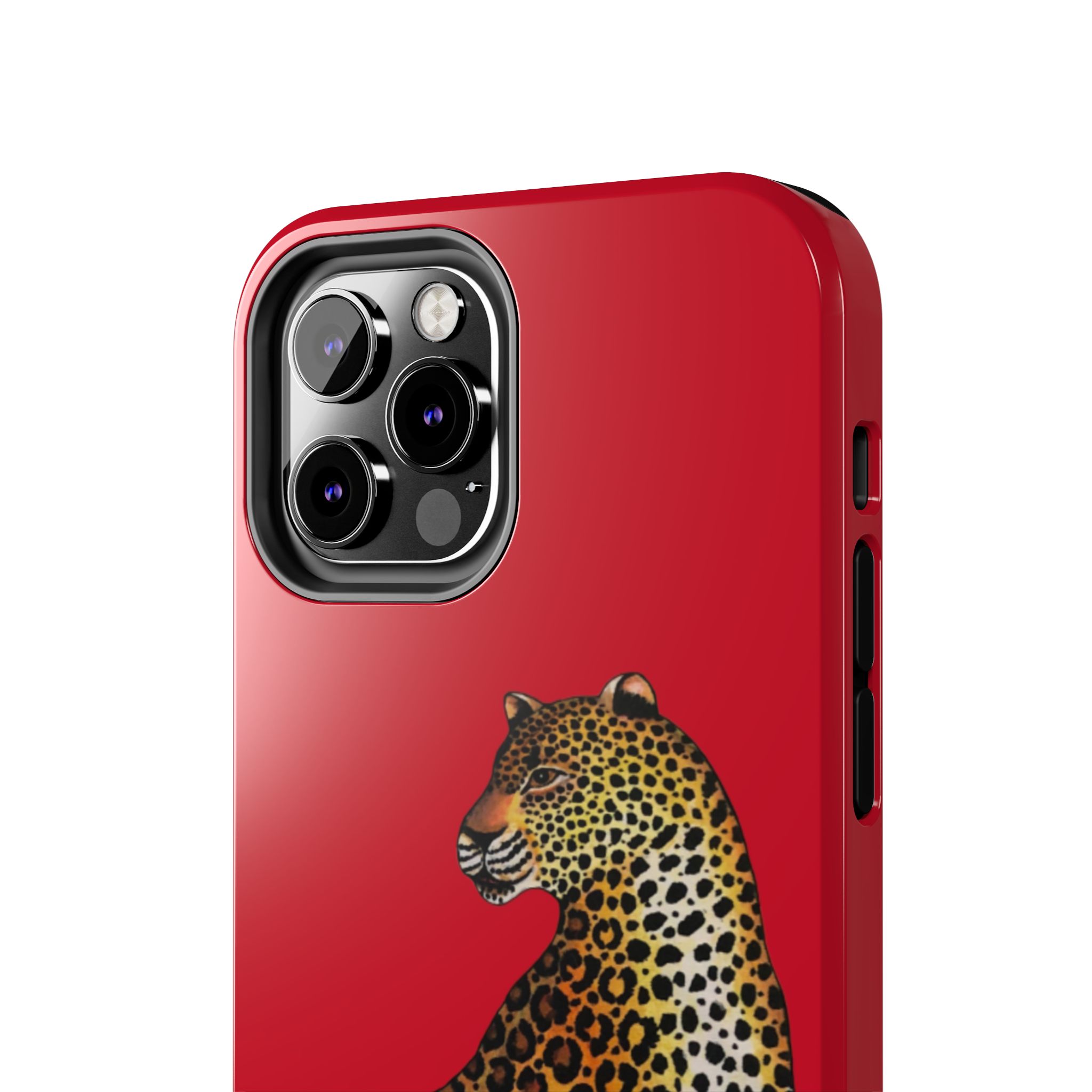 Leopard Phone Case - Red - Image 24