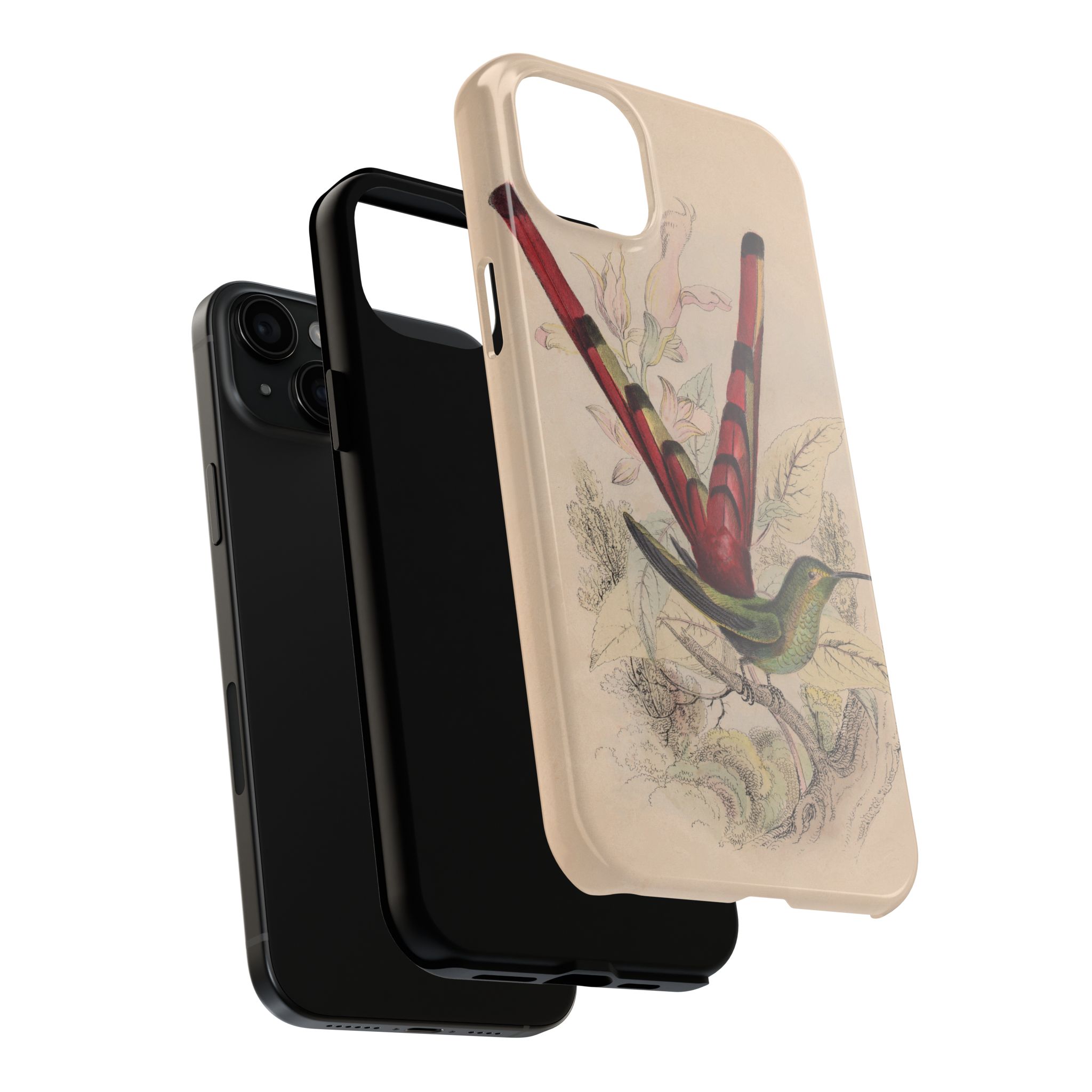 Red Tailed Hummingbird Phone Case - Image 58