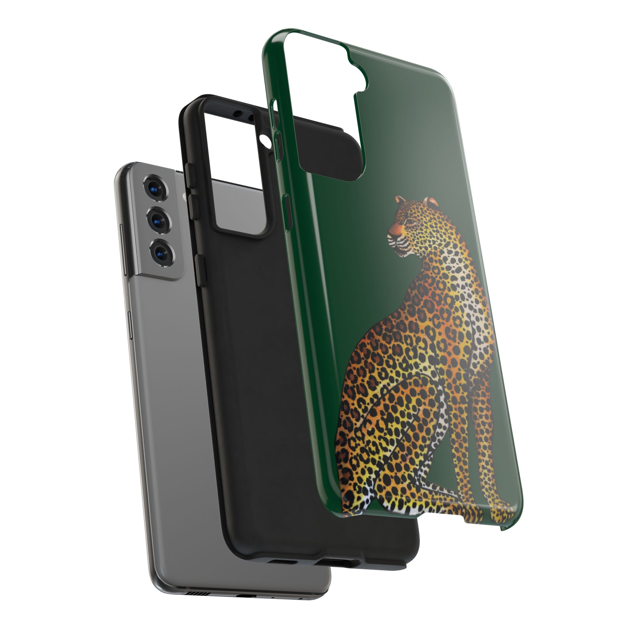 Leopard Phone Case - Racing Green - Image 84