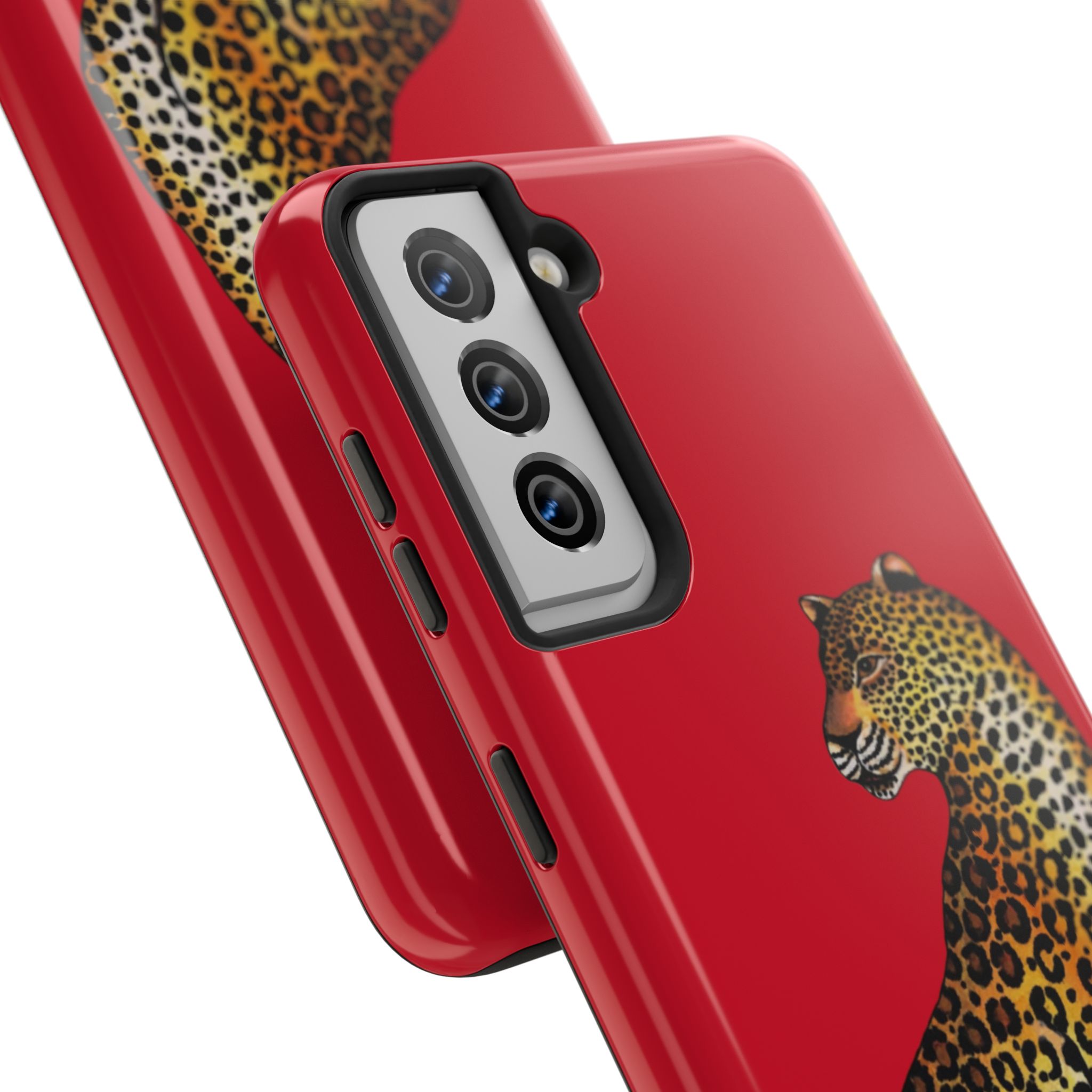 Leopard Phone Case - Red - Image 94