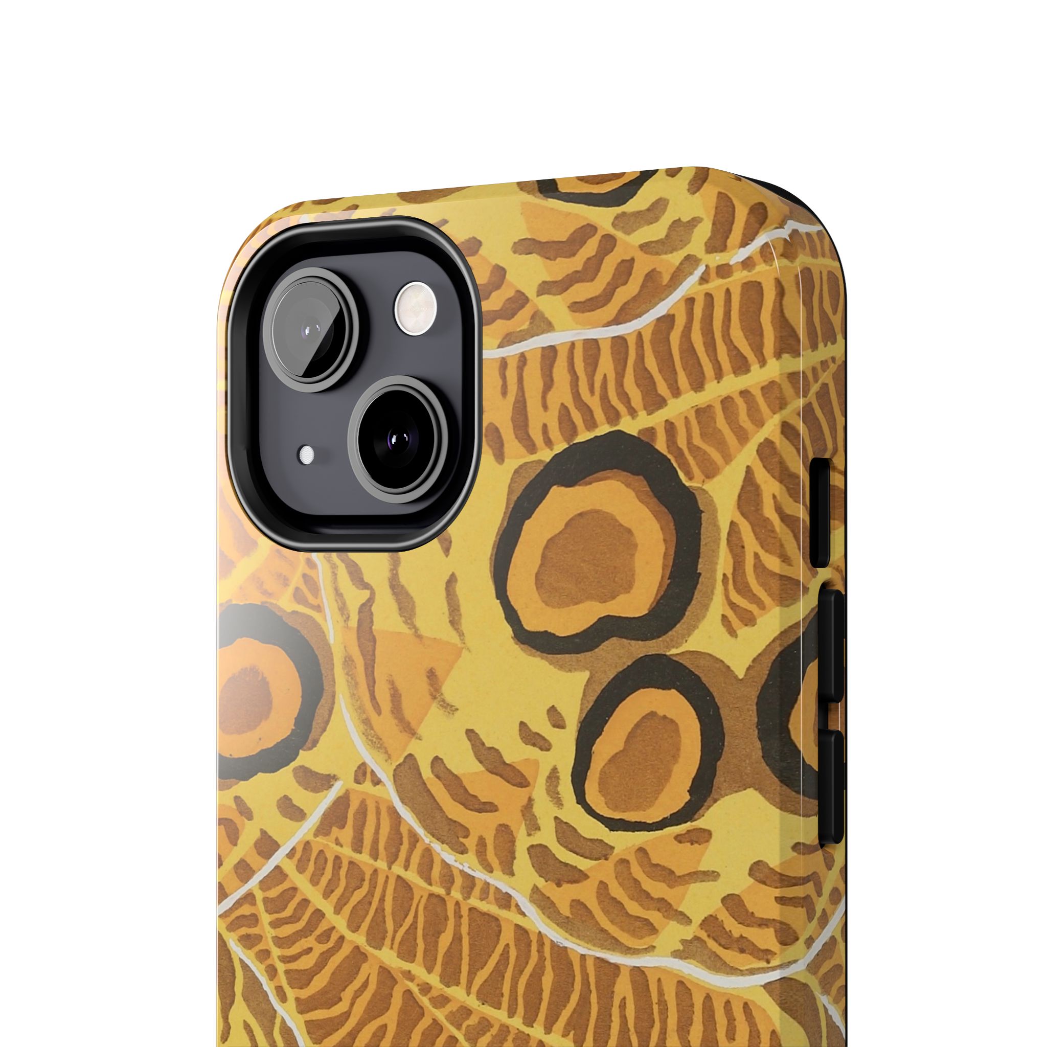 Abstract Spider Web Phone Case - Brown - Image 32