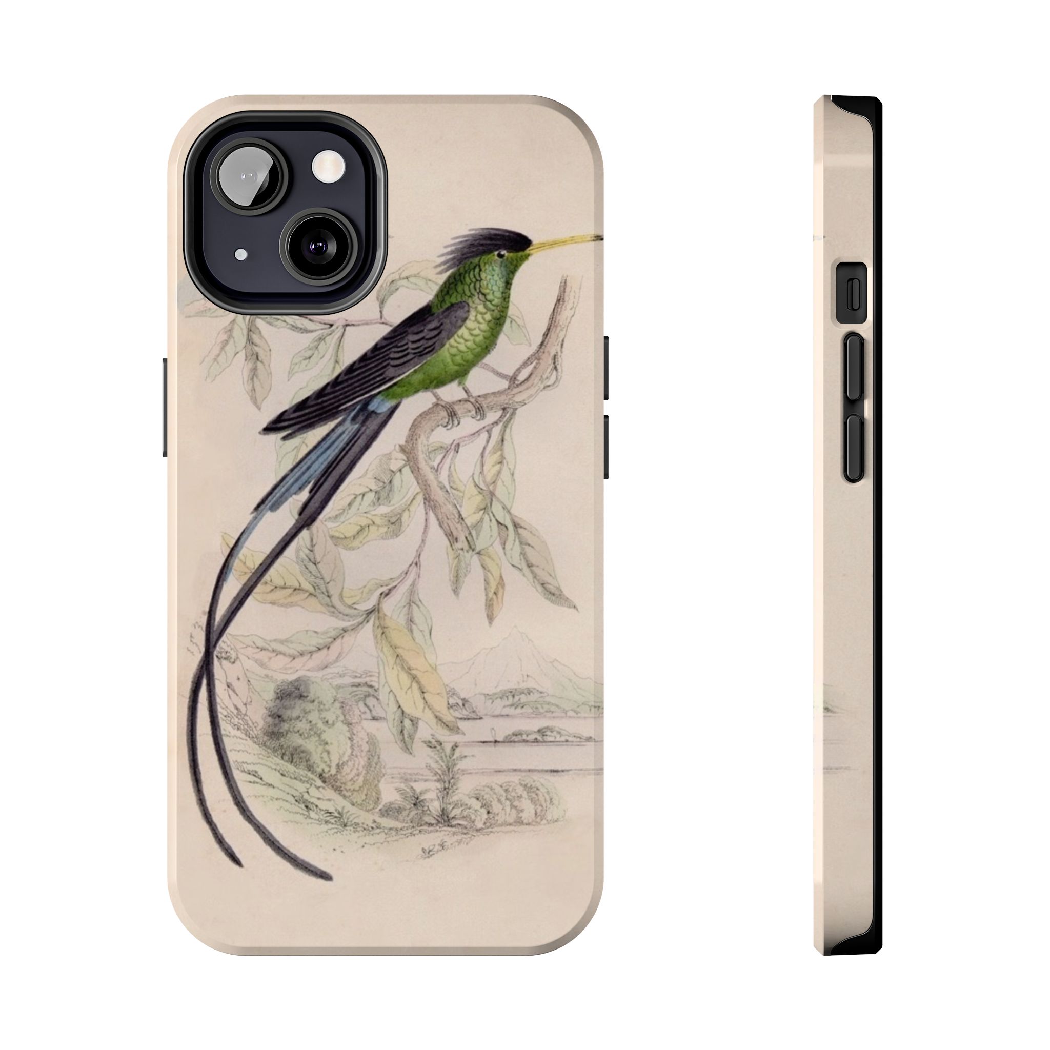 Black Capped Hummingbird Phone Case - Image 29