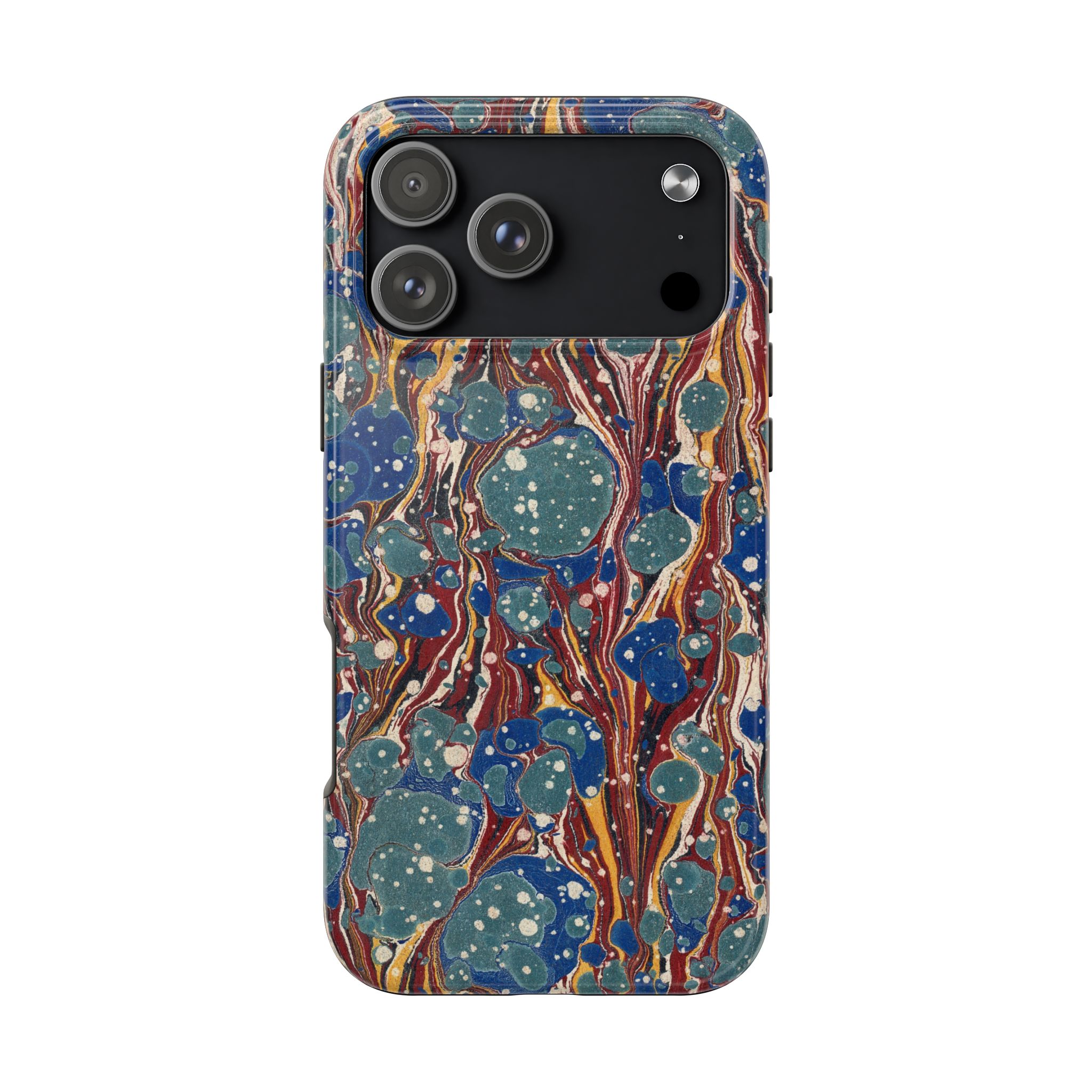 Marbled Phone Case - Dusty Blue & Rust - Image 99