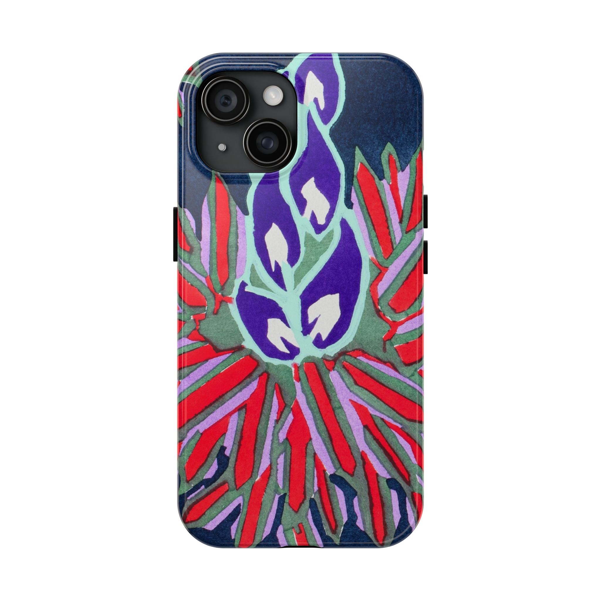 Red & Pink Abstract Phone Case - Image 53