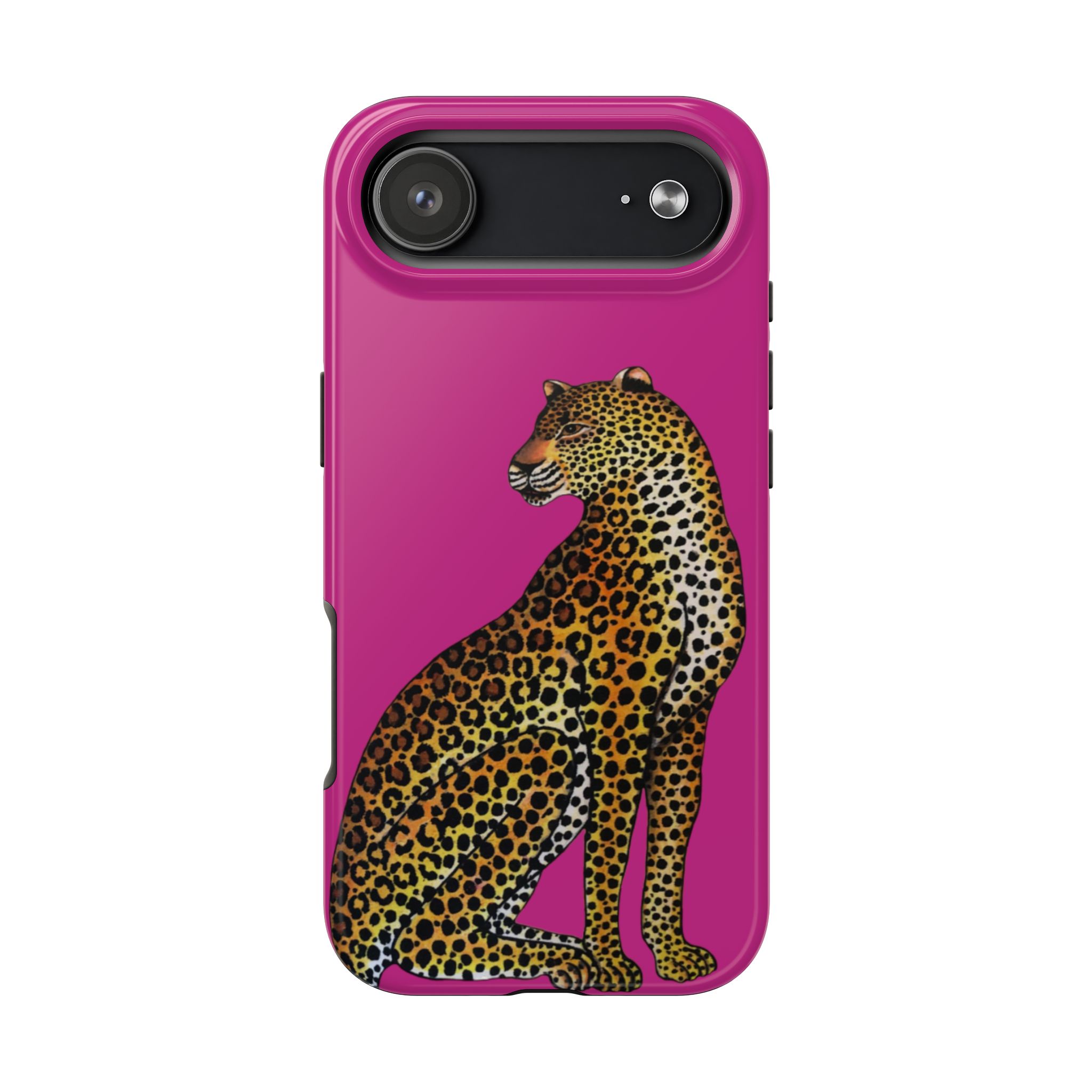 Leopard Phone Case - Fuchsia - Image 100