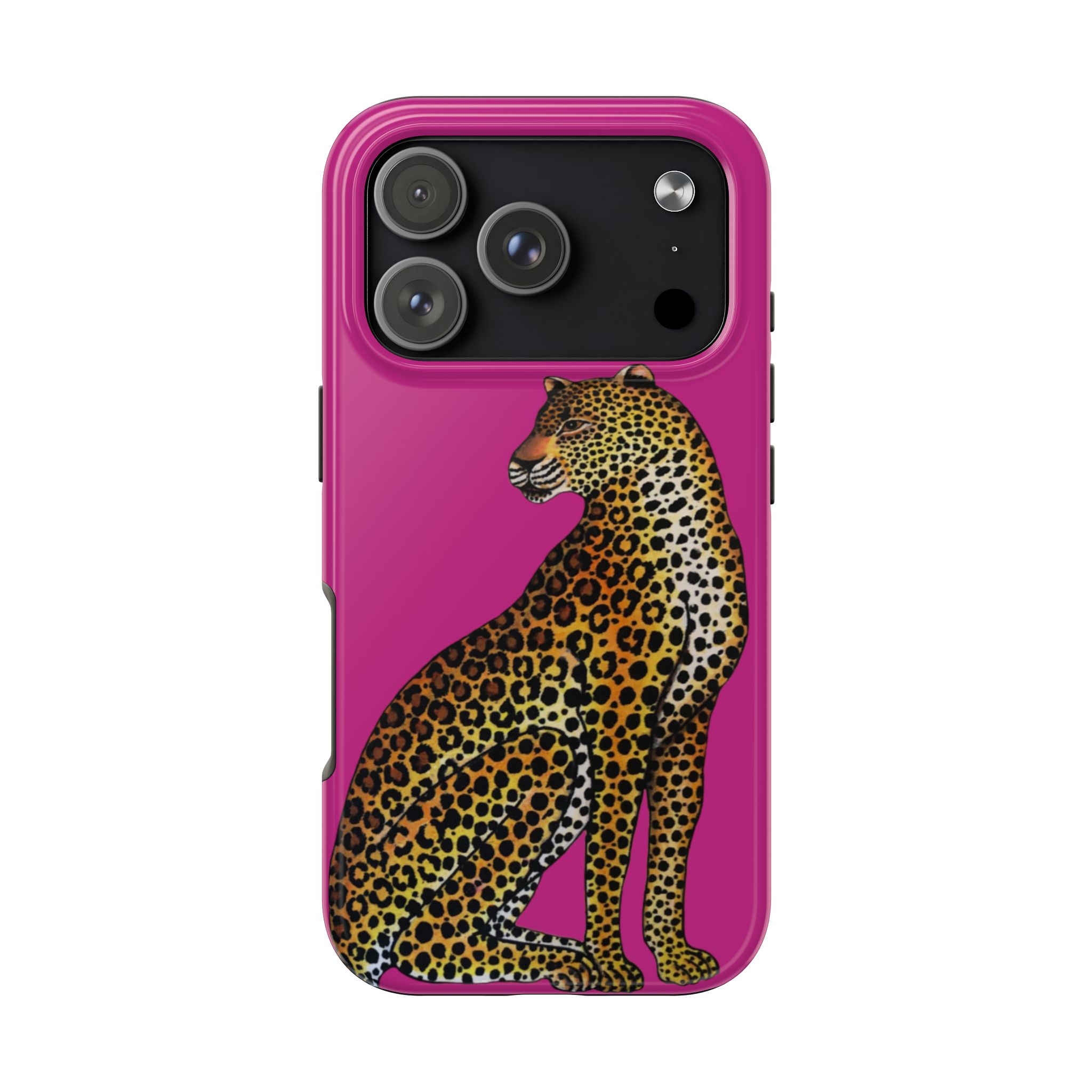 Leopard Phone Case - Fuchsia - Image 98