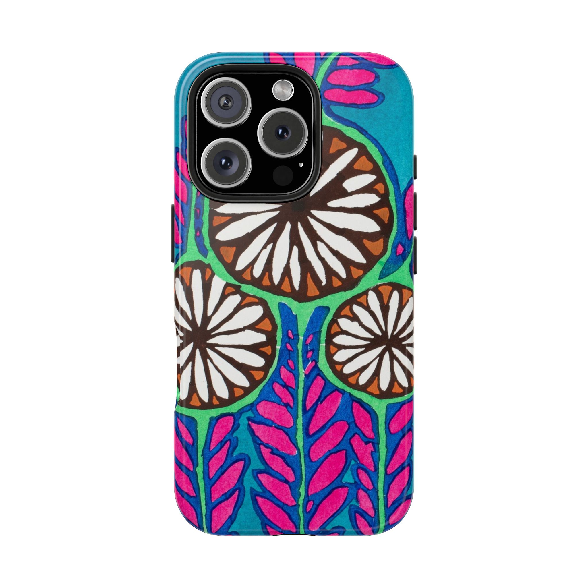 3 Abstract Flowers Phone Case - Image 69