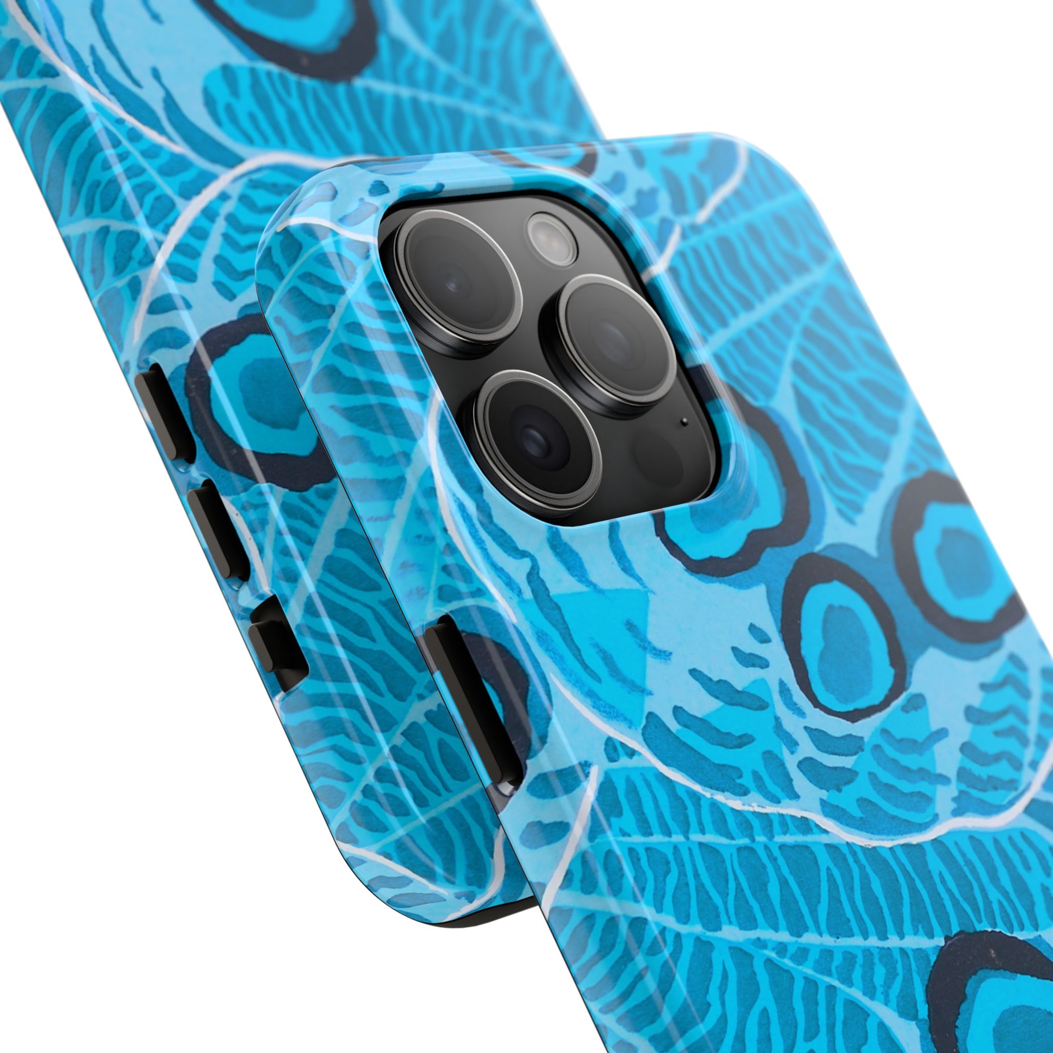 Abstract Spider Web Phone Case - Blue - Image 66