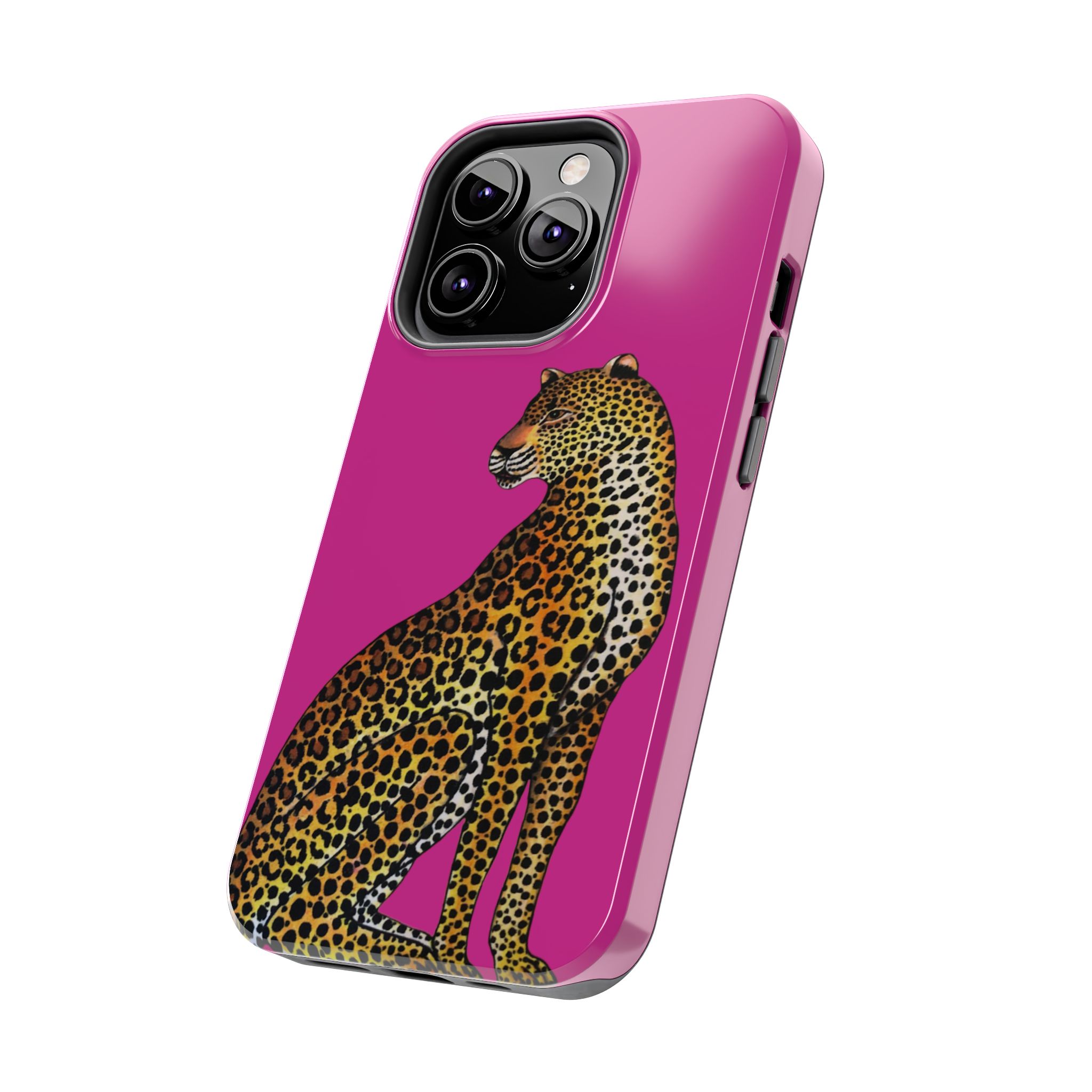 Leopard Phone Case - Fuchsia - Image 39