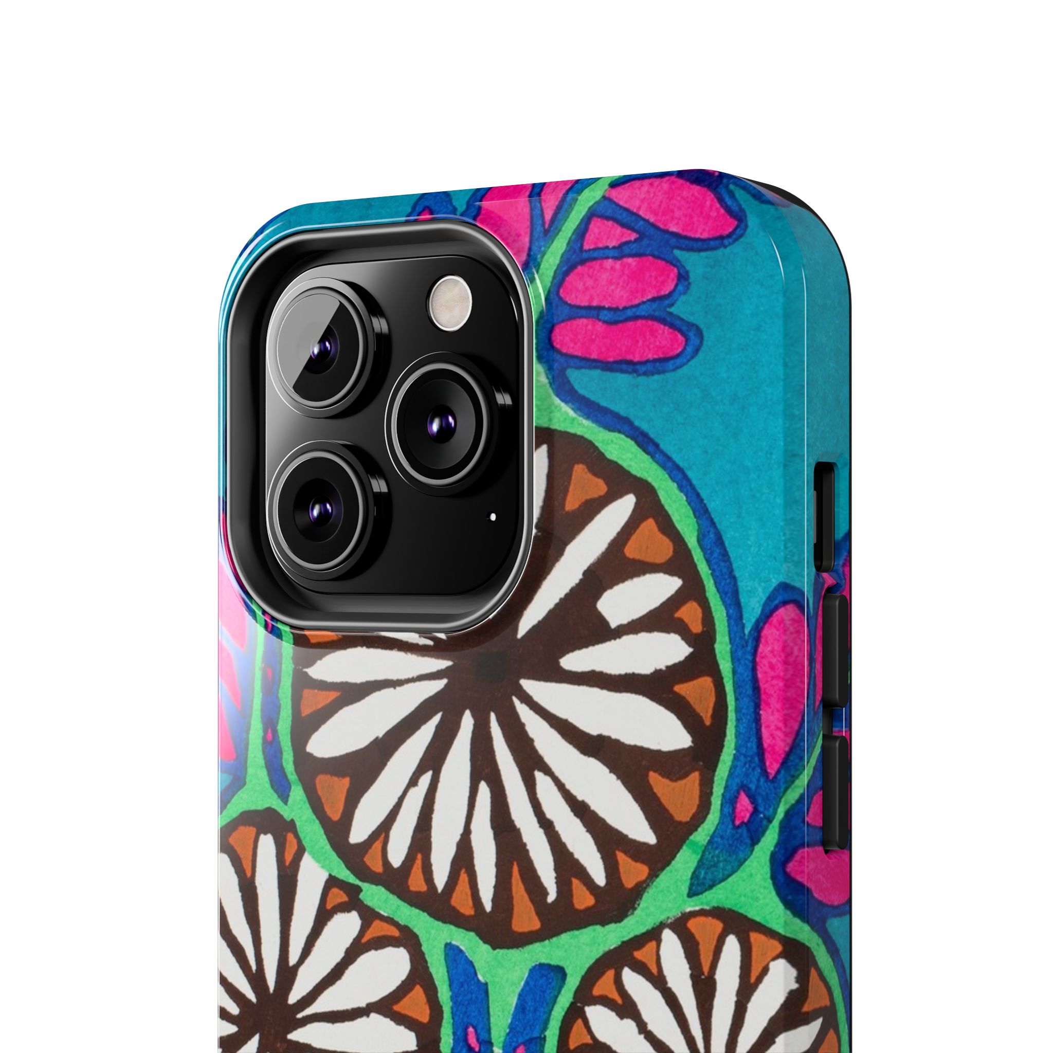 3 Abstract Flowers Phone Case - Image 40