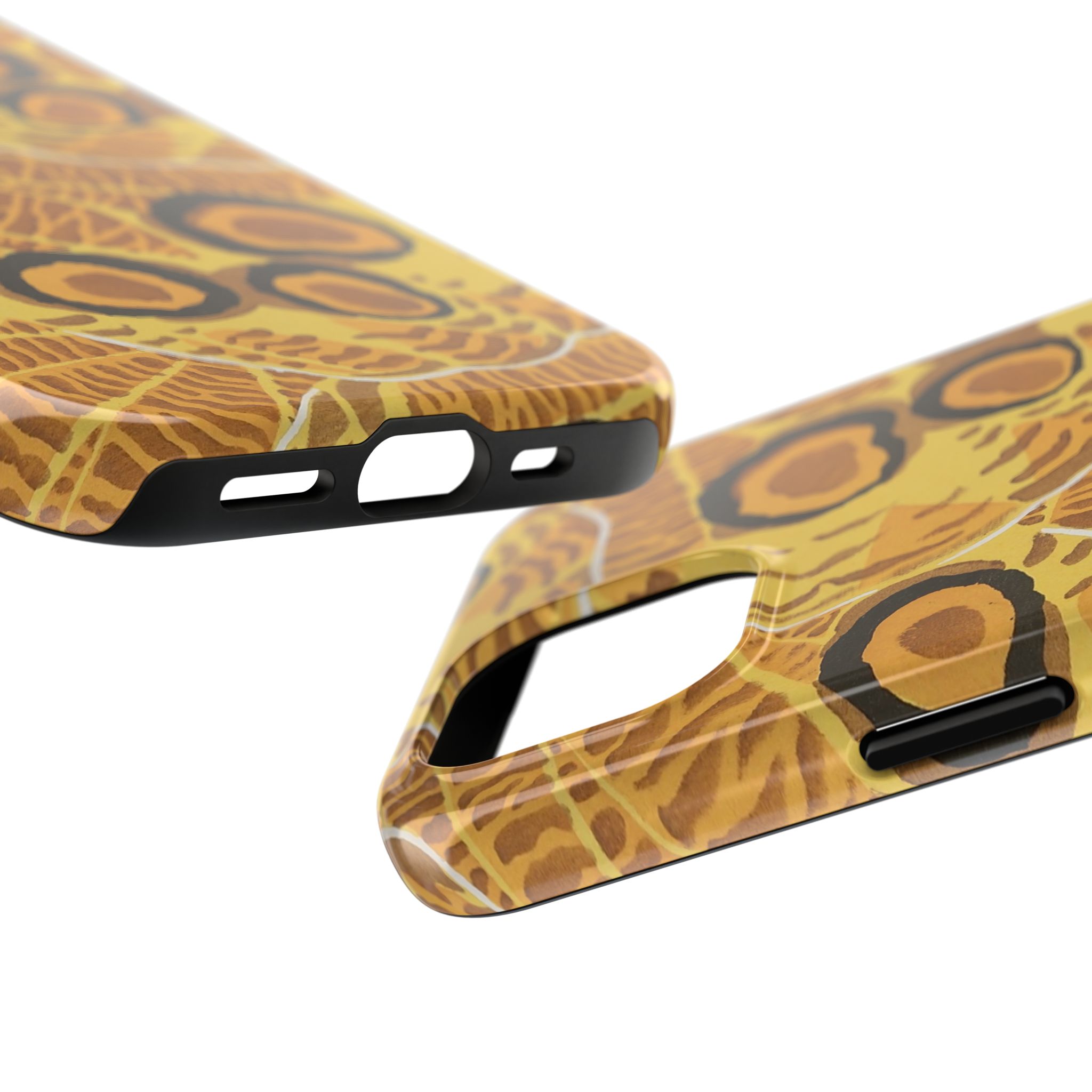 Abstract Spider Web Phone Case - Brown - Image 55