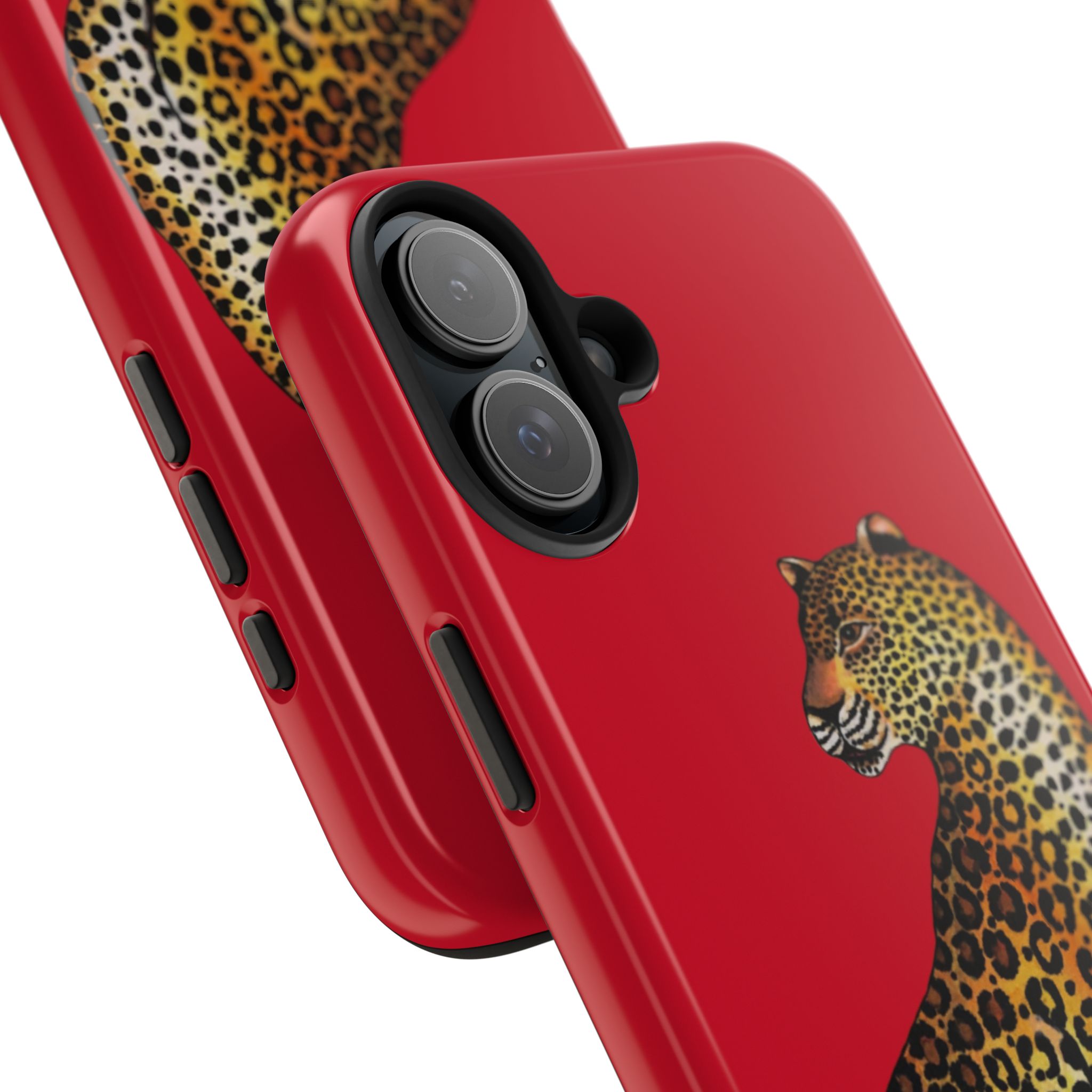 Leopard Phone Case - Red - Image 79