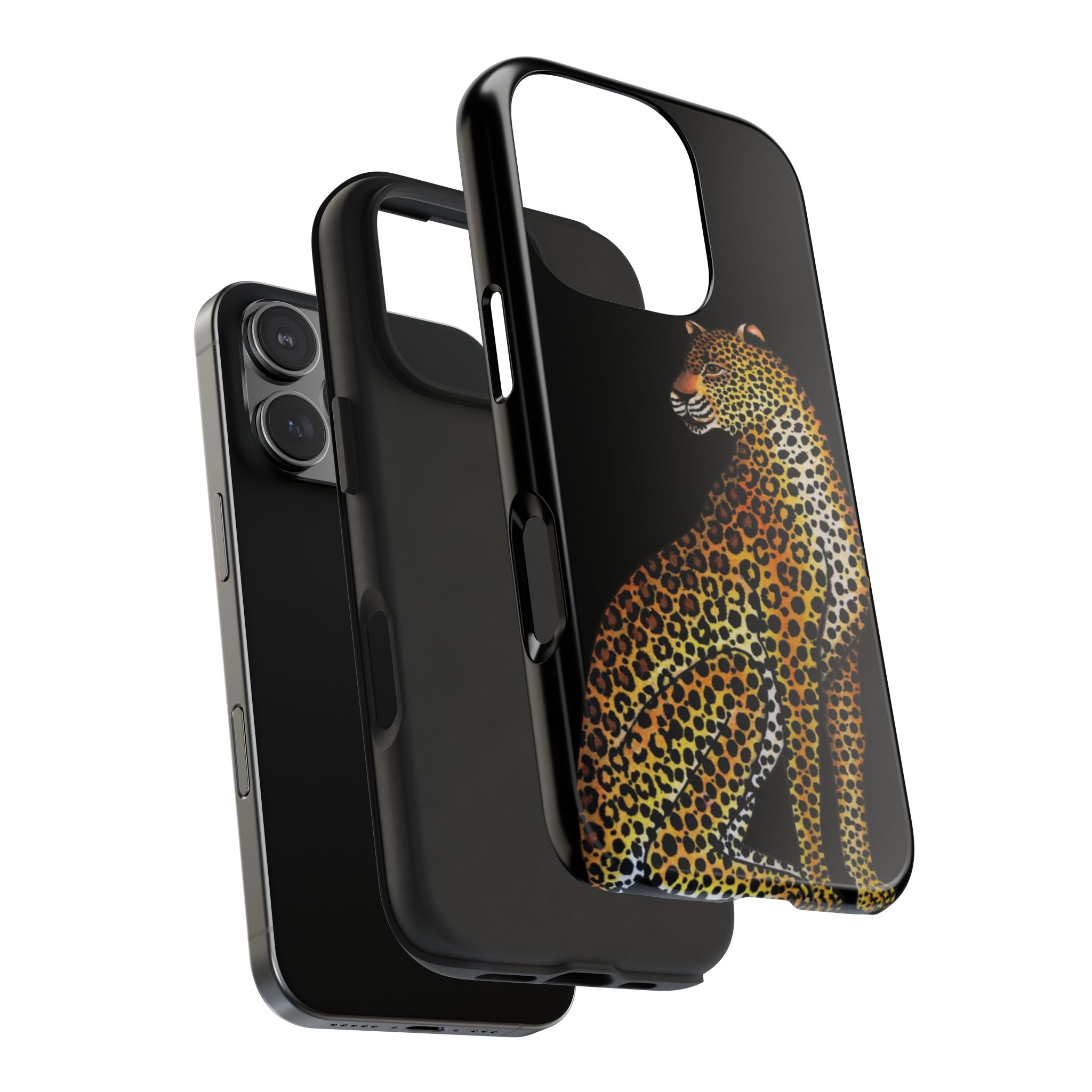 Leopard Phone Case - Black - Image 87