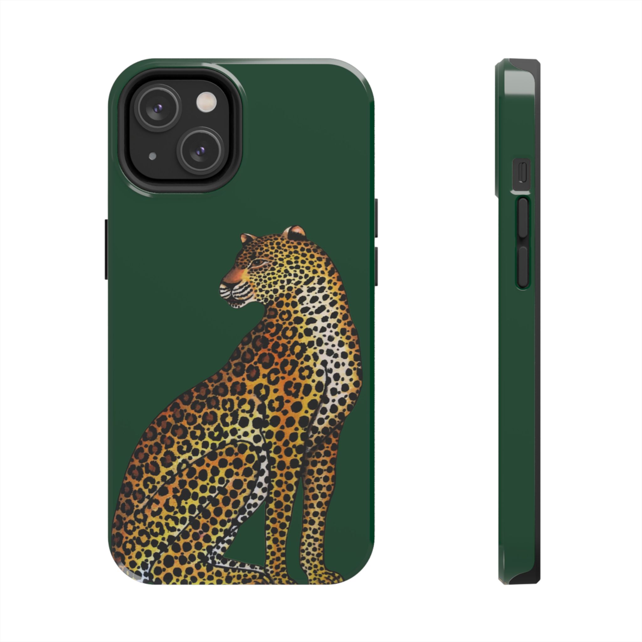 Leopard Phone Case - Racing Green - Image 45