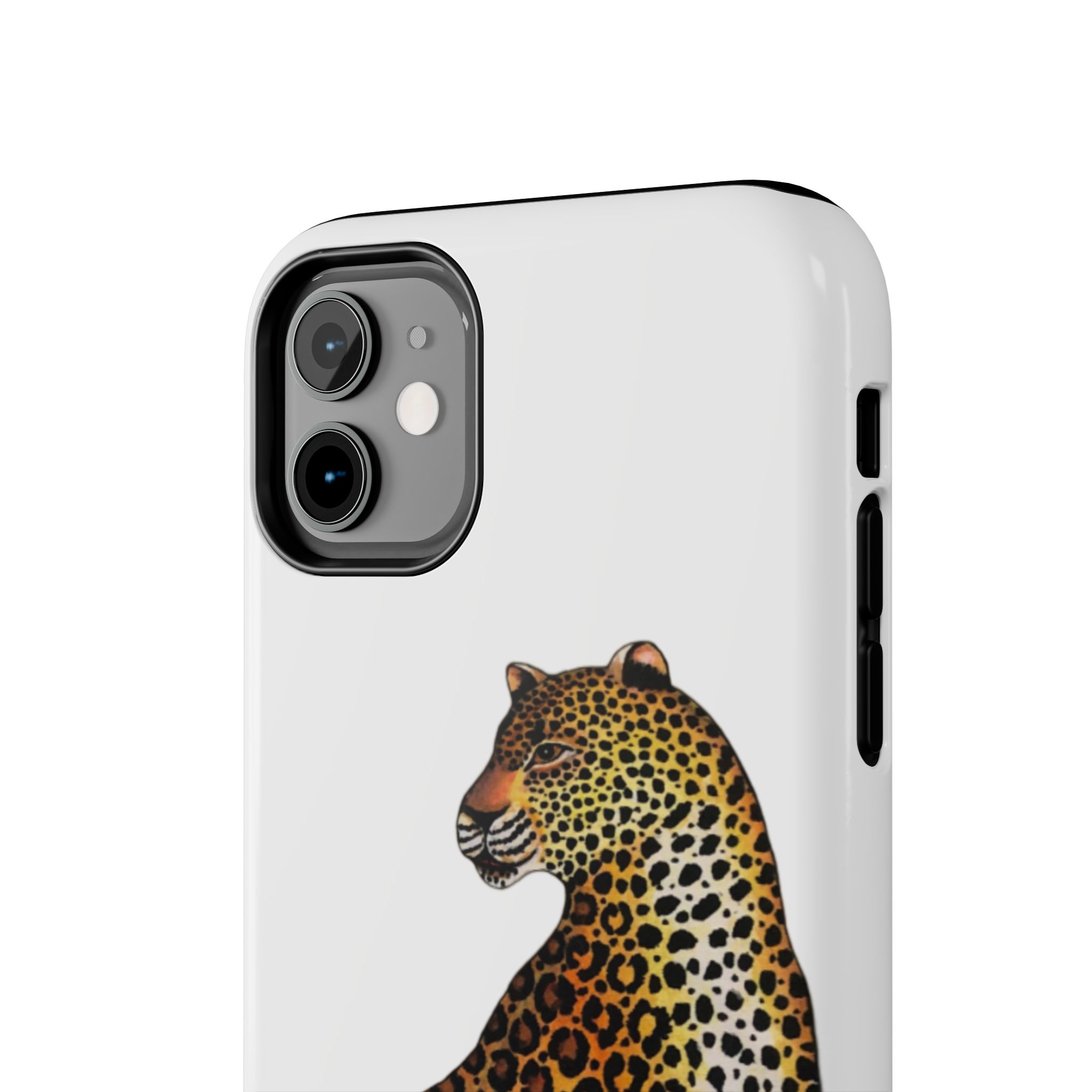 Leopard Phone Case - White - Image 4