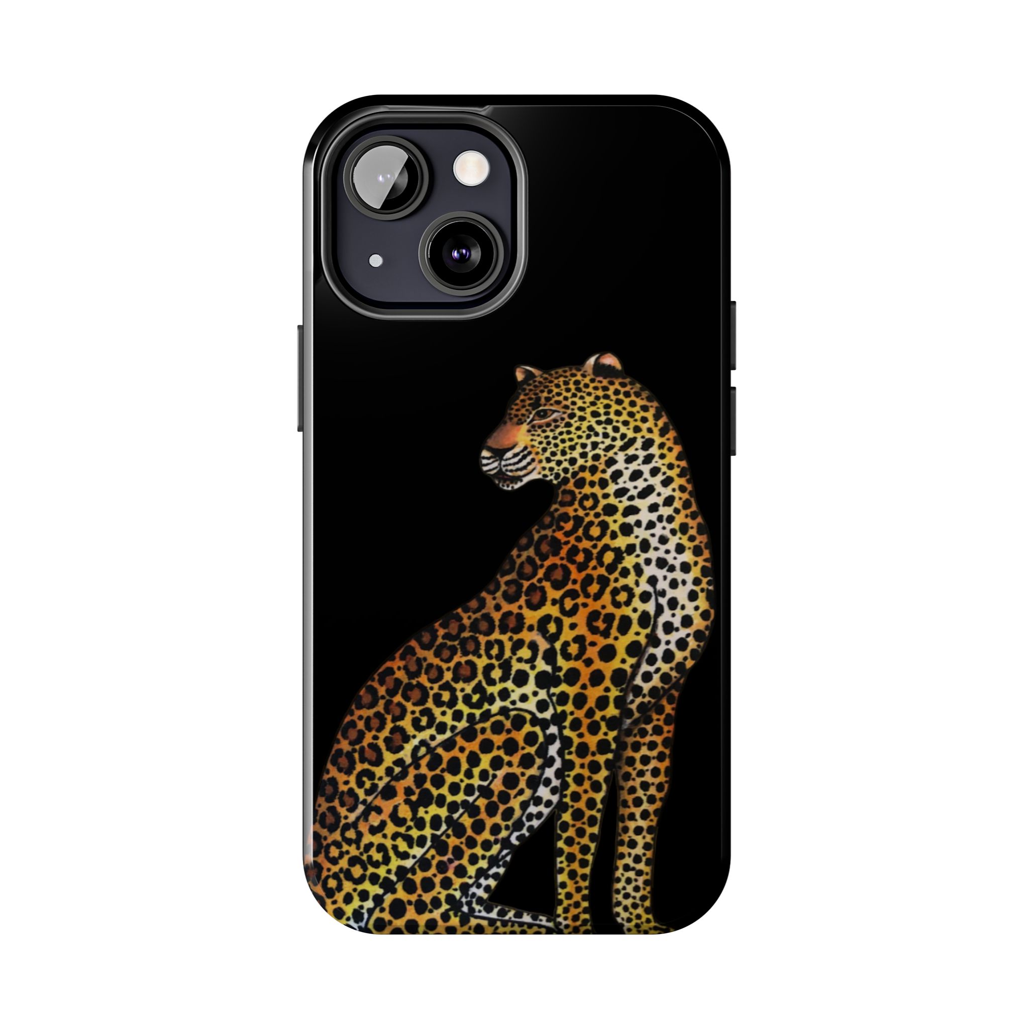 Leopard Phone Case - Black - Image 34