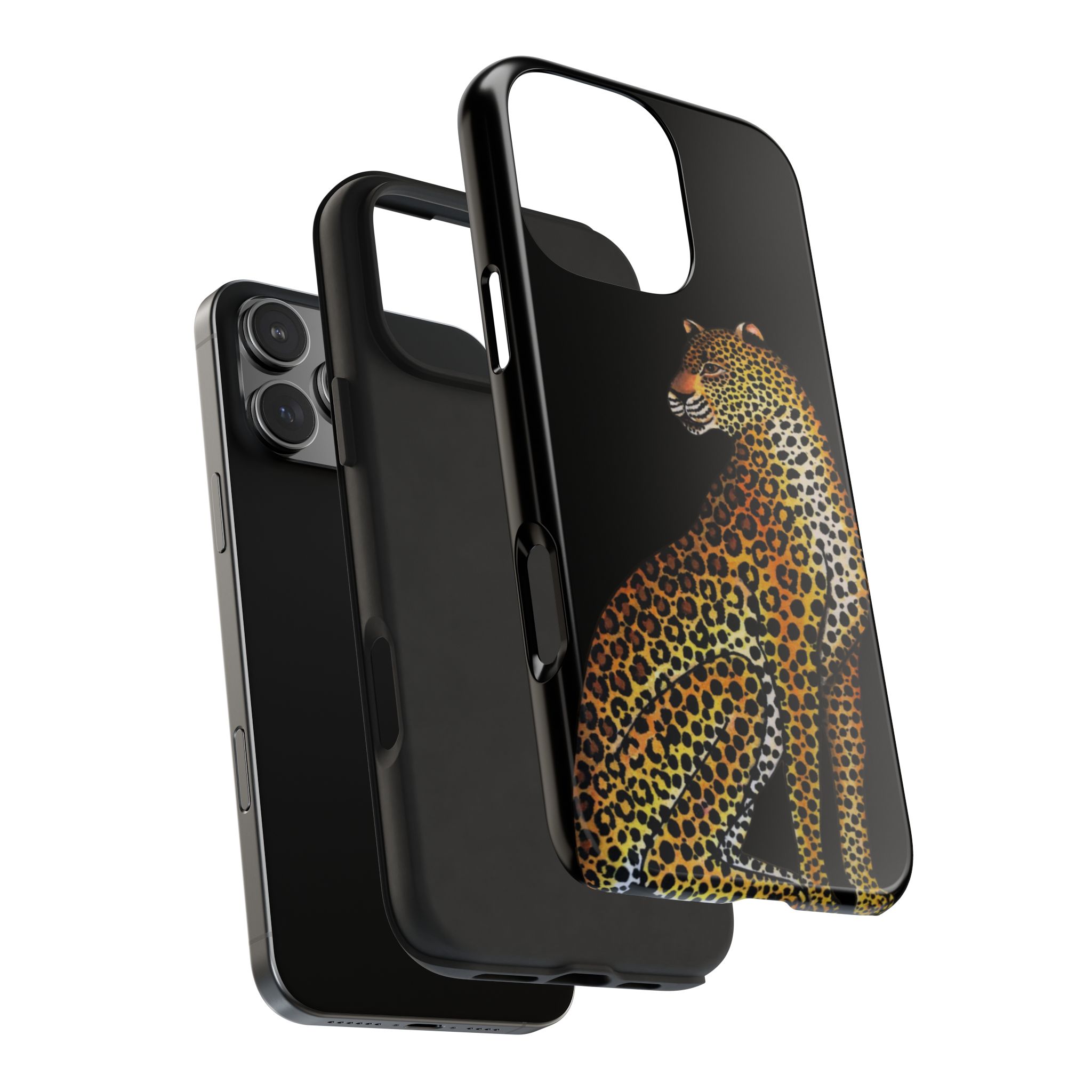 Leopard Phone Case - Black - Image 90